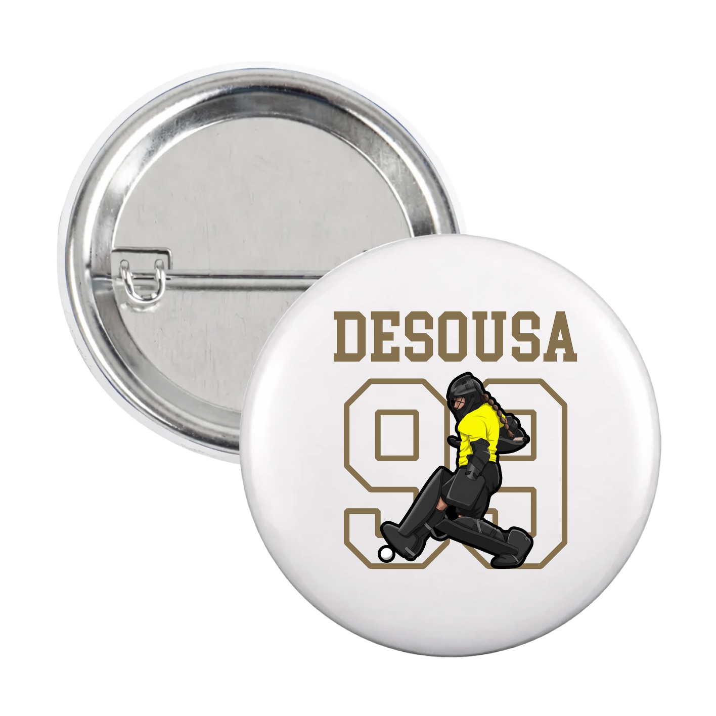 Game Day Button — Shirsey in White