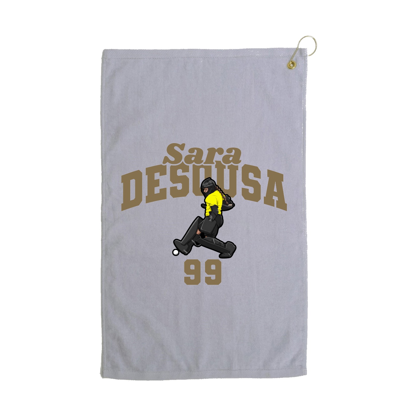 Golf Towel — Signature Arch in Grey