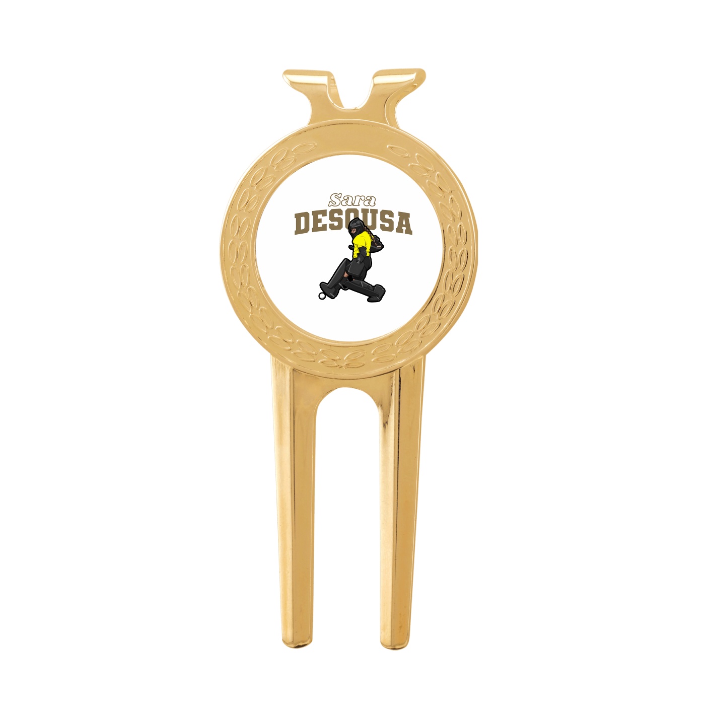 Divot Tool with Ball Marker — Name Arch in Classic