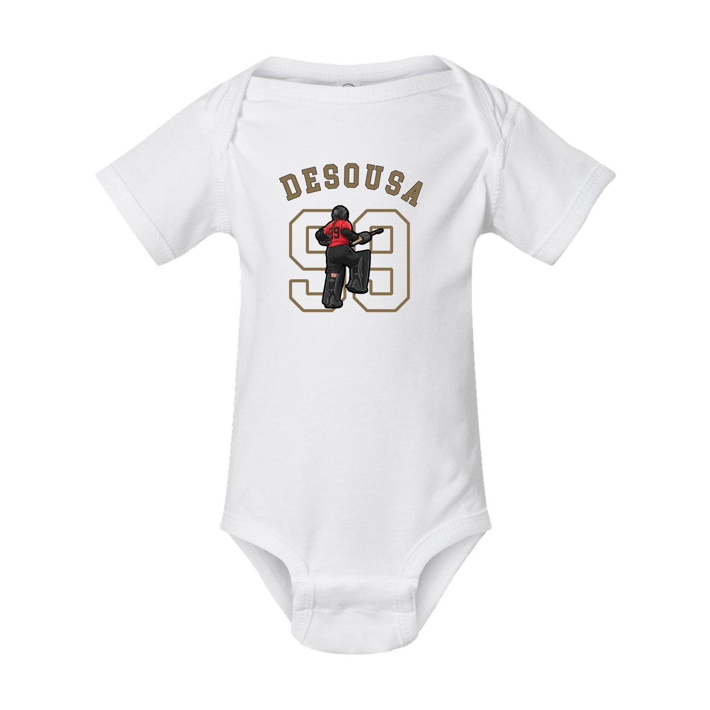 Baby Onesie — Shirsey Arch in White