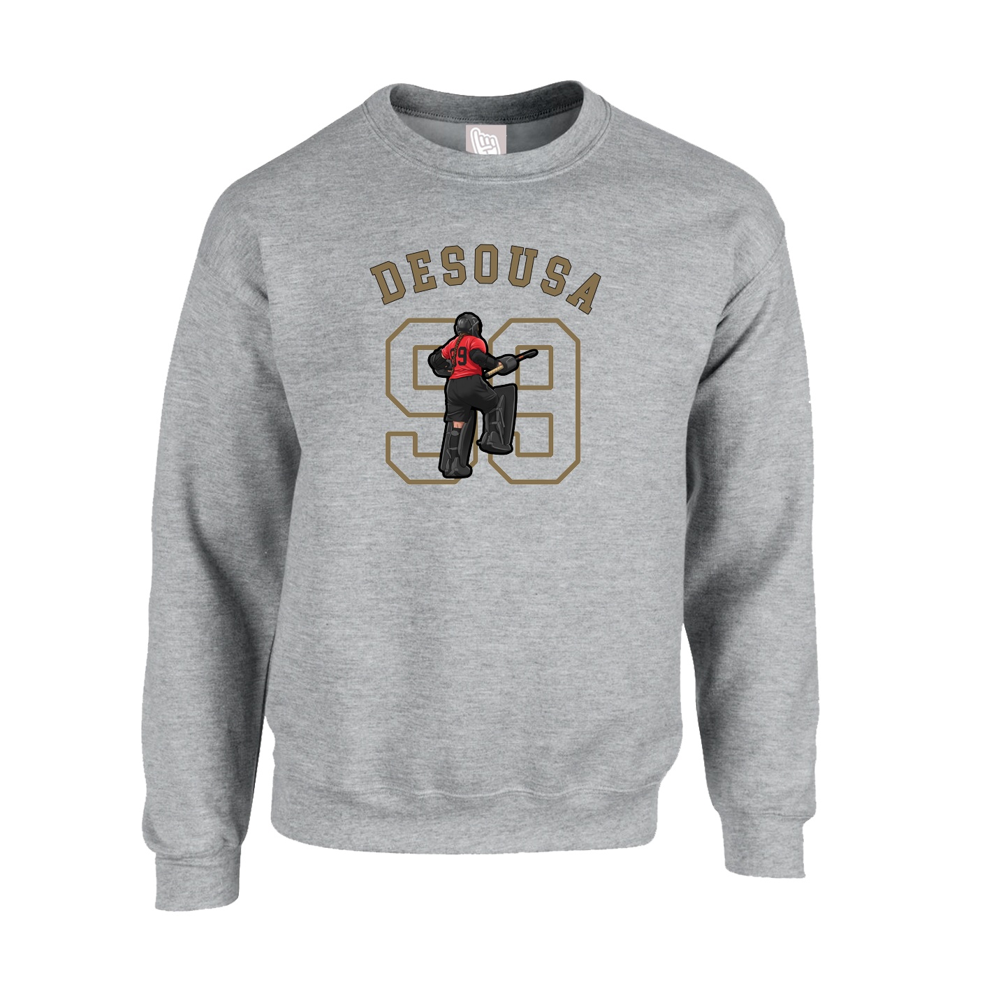 Fleece Crew — Shirsey Arch in Grey