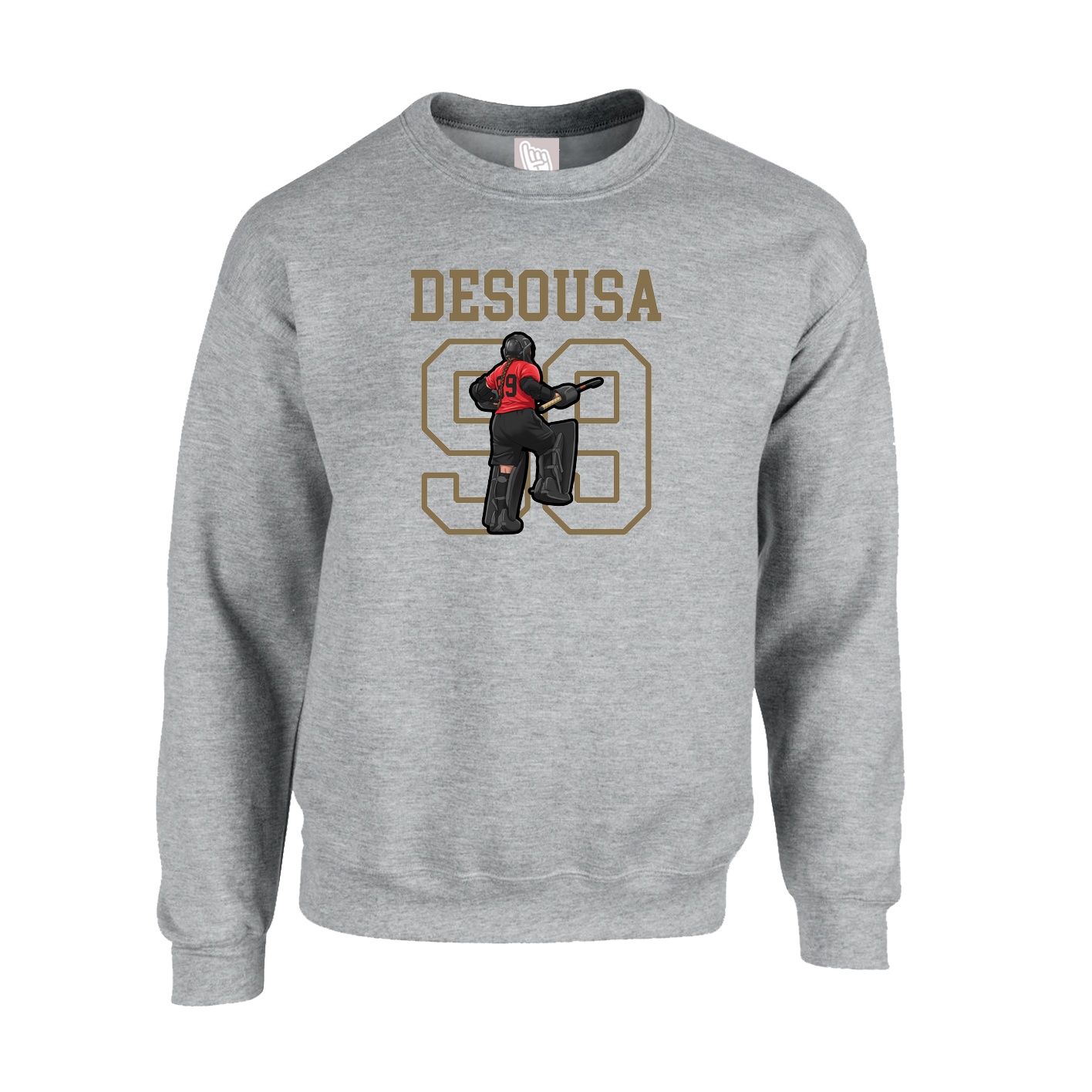 Fleece Crew — Shirsey in Grey