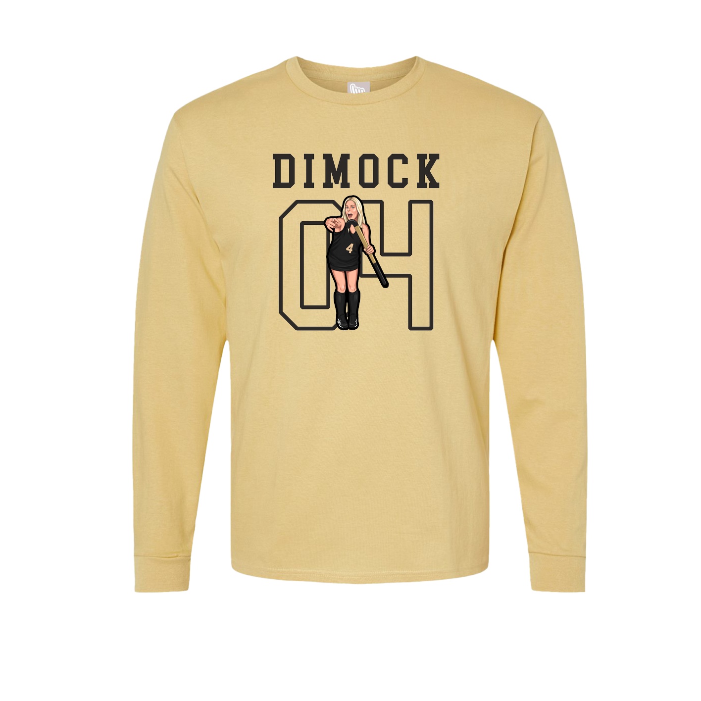 Long Sleeve Tee — Shirsey in Vegas Gold