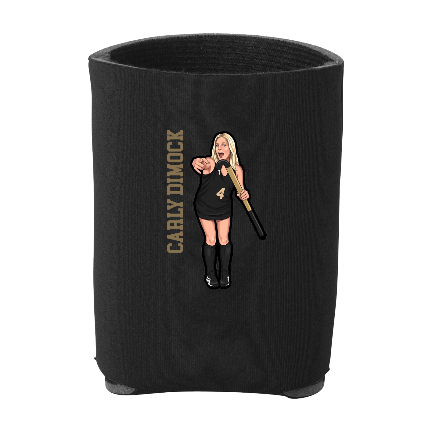 Can Holder — Name Vertical in Black