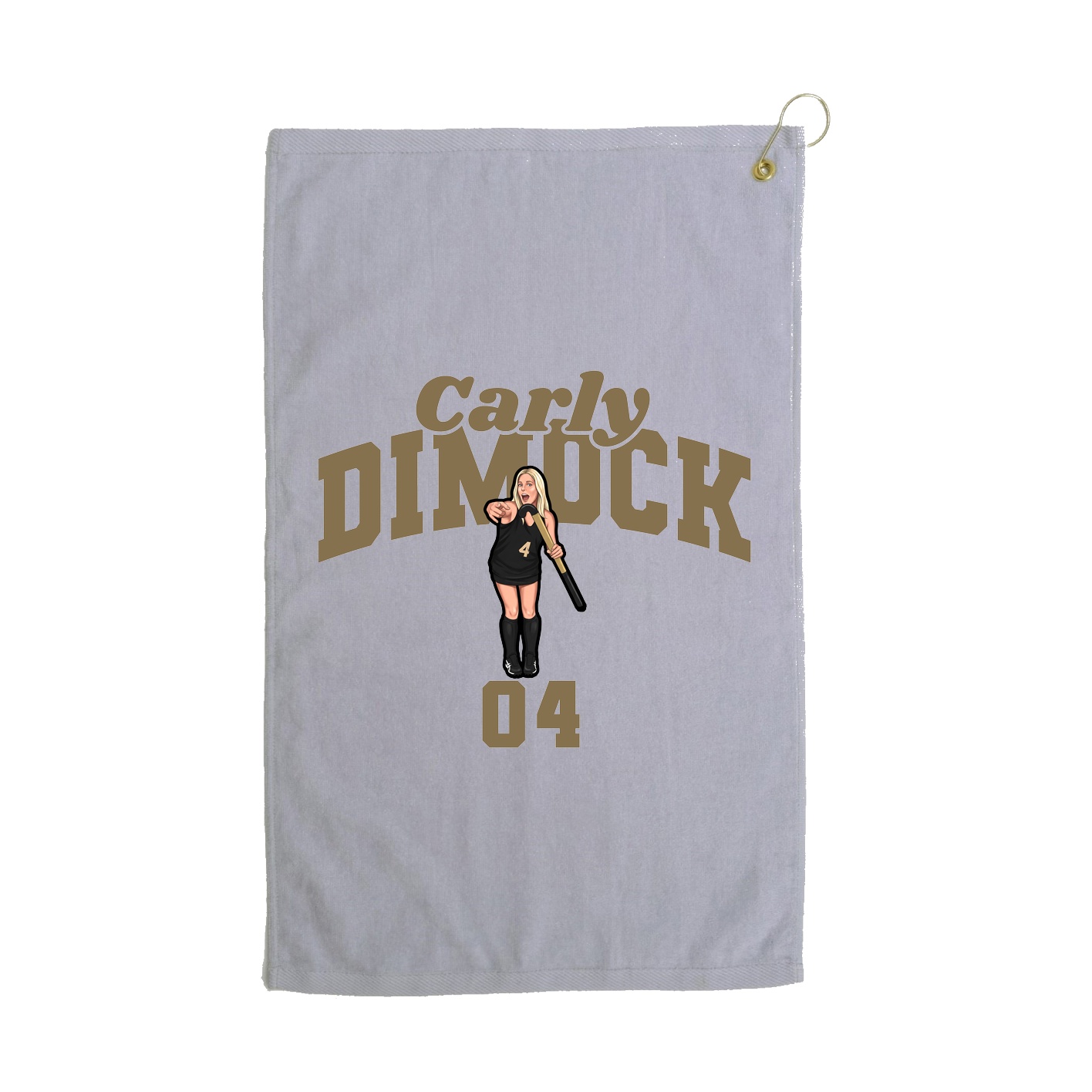 Golf Towel — Signature Arch in Grey