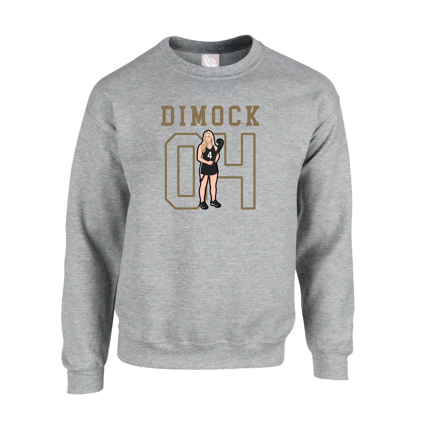 Fleece Crew — Shirsey in Grey