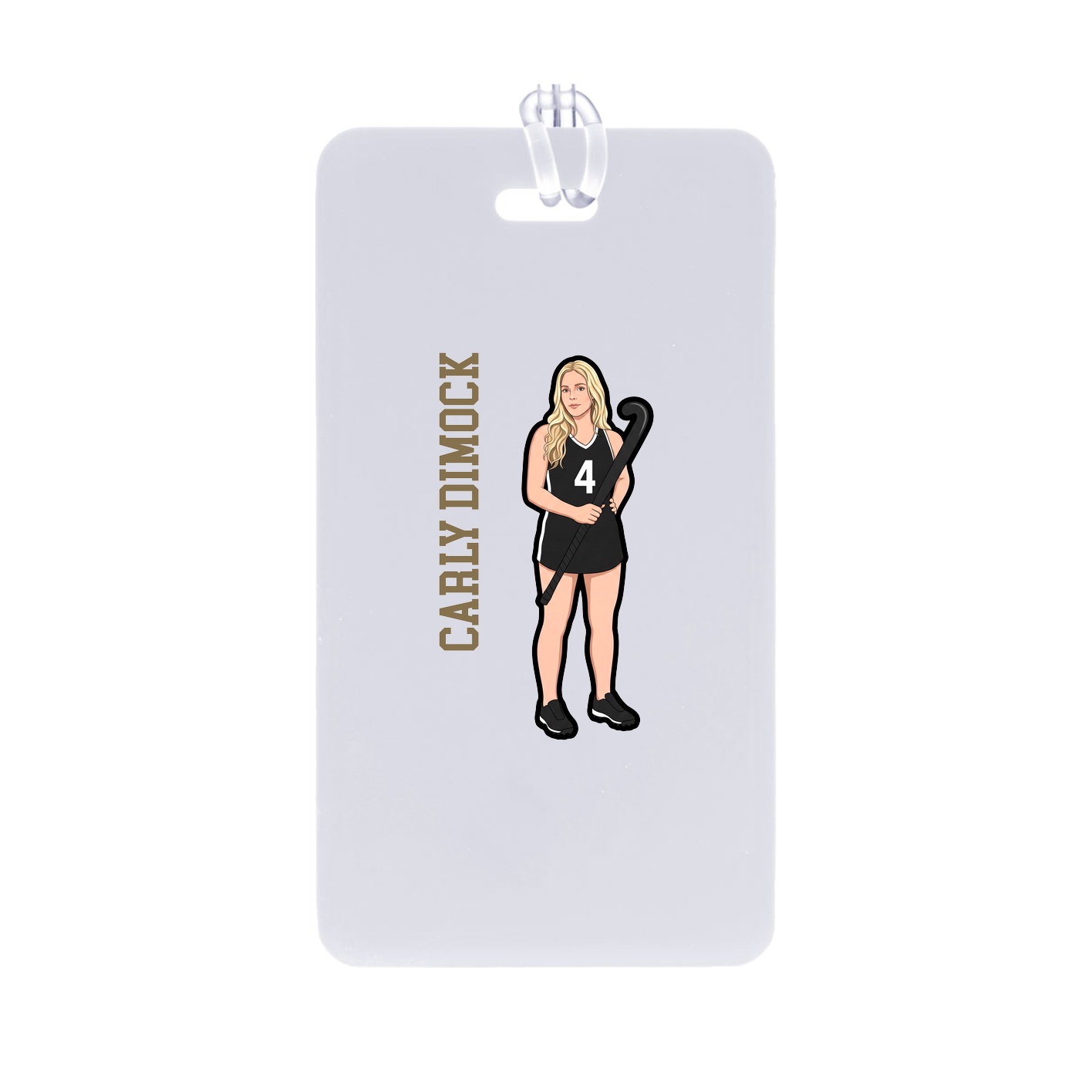 Bag Tag — Name Vertical in Classic