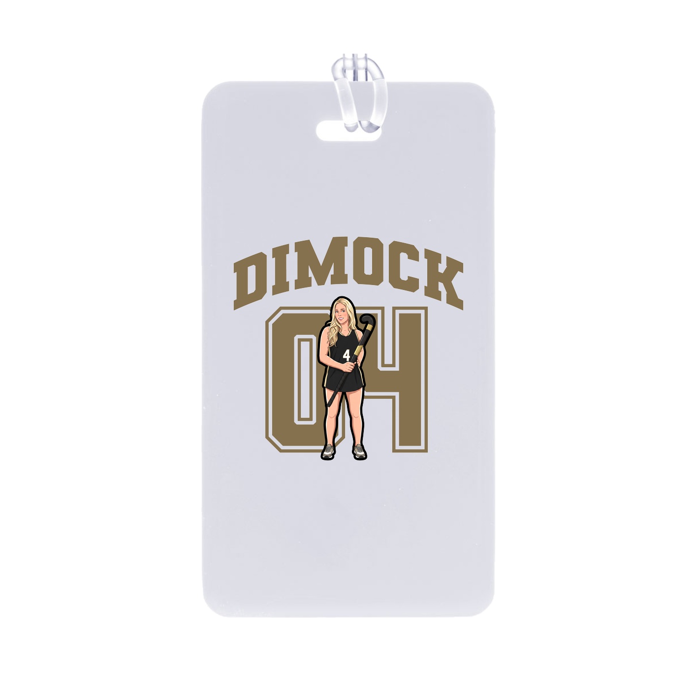 Bag Tag — Number in Classic