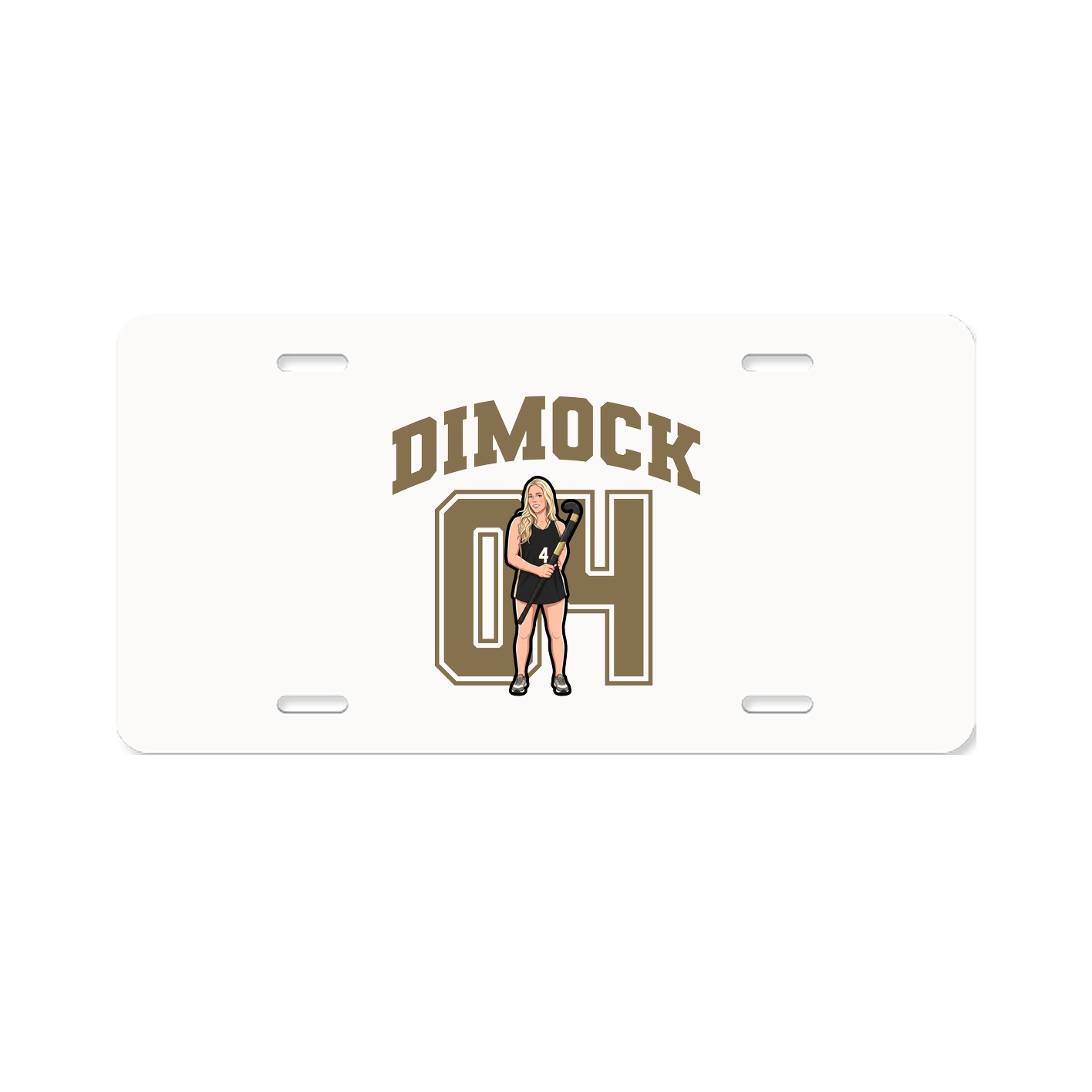 License Plate — Number in Classic