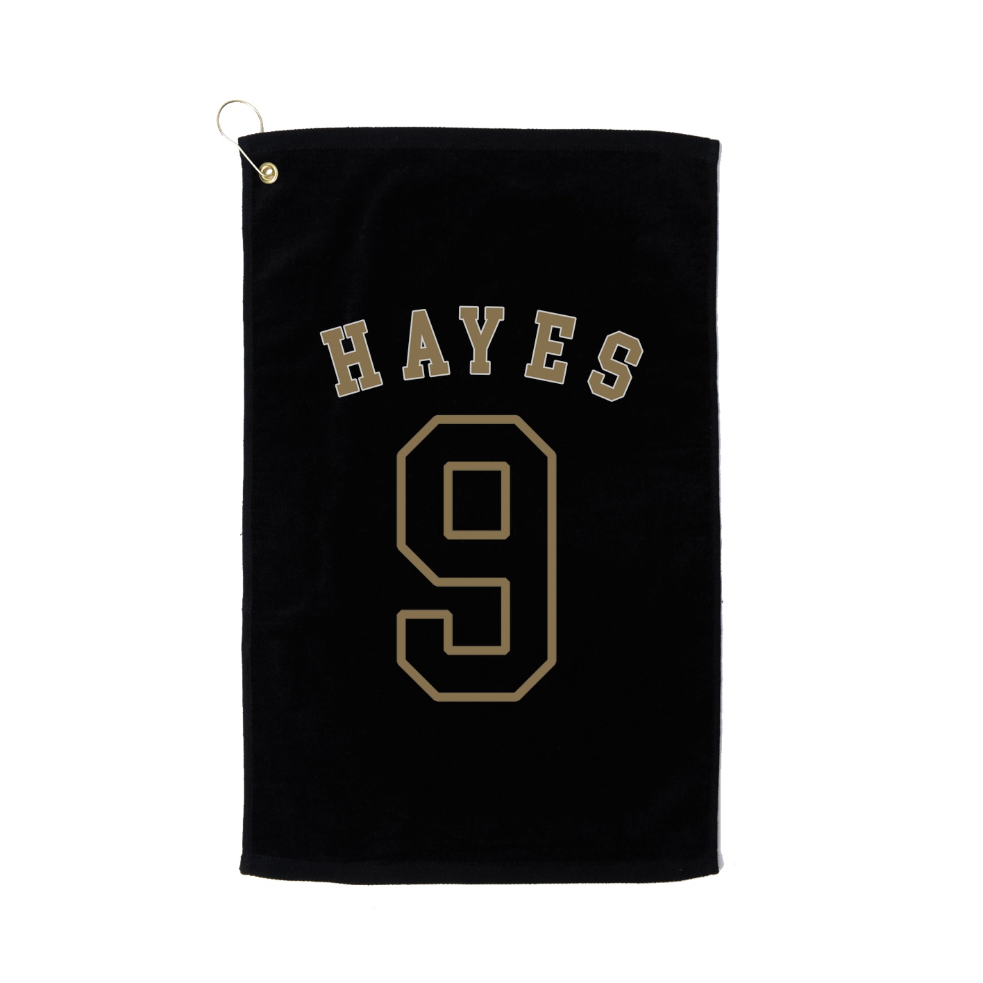 Golf Towel — Shirsey Arch in Black