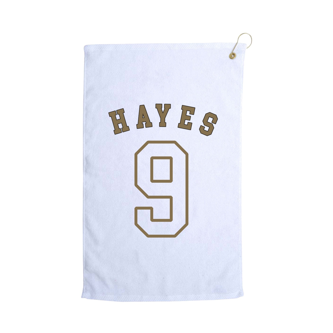 Golf Towel — Shirsey Arch in White