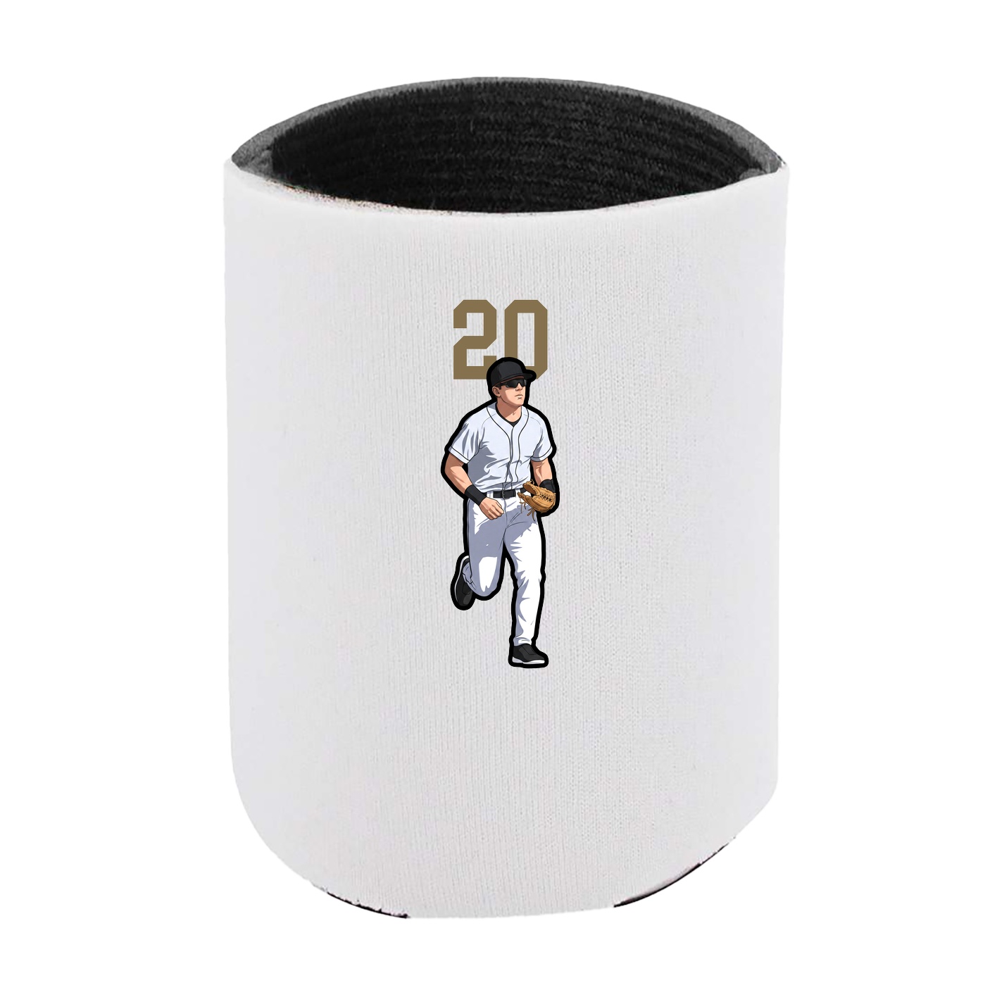 Can Holder — Number Top in White