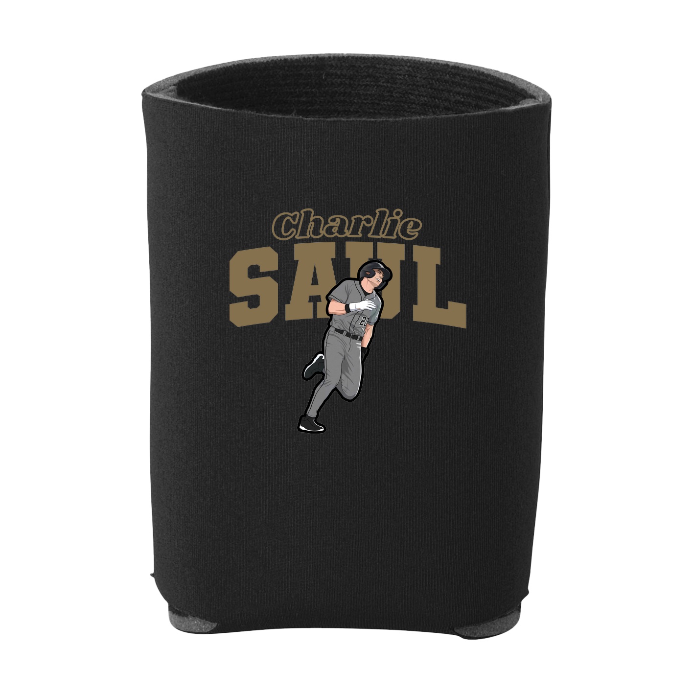 Can Holder — Name Arch in Black