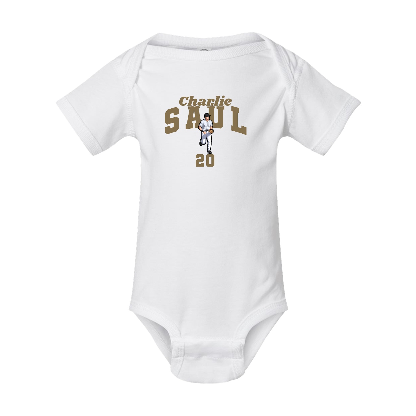 Baby Onesie — Signature Arch in White