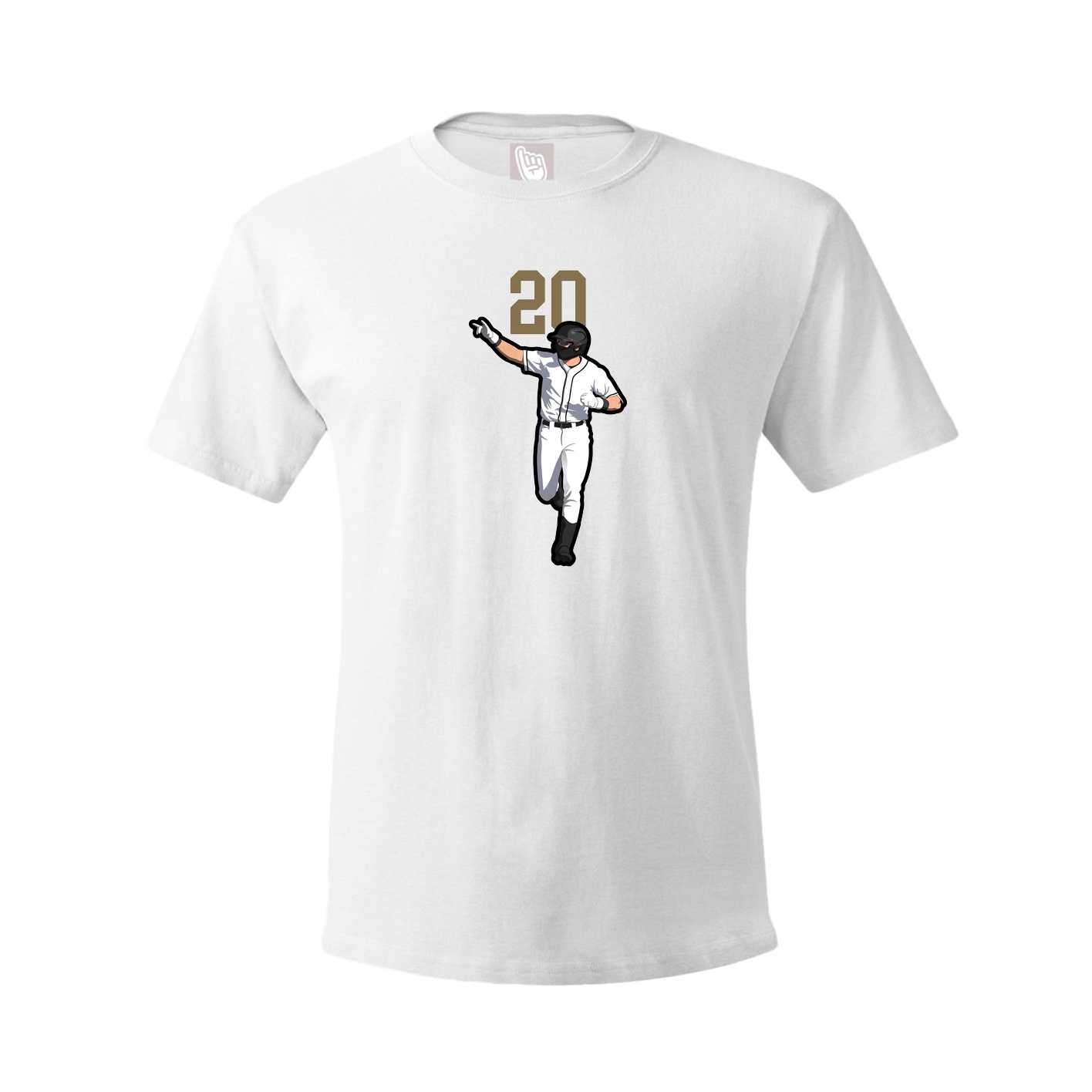 Tee — Number Top in White