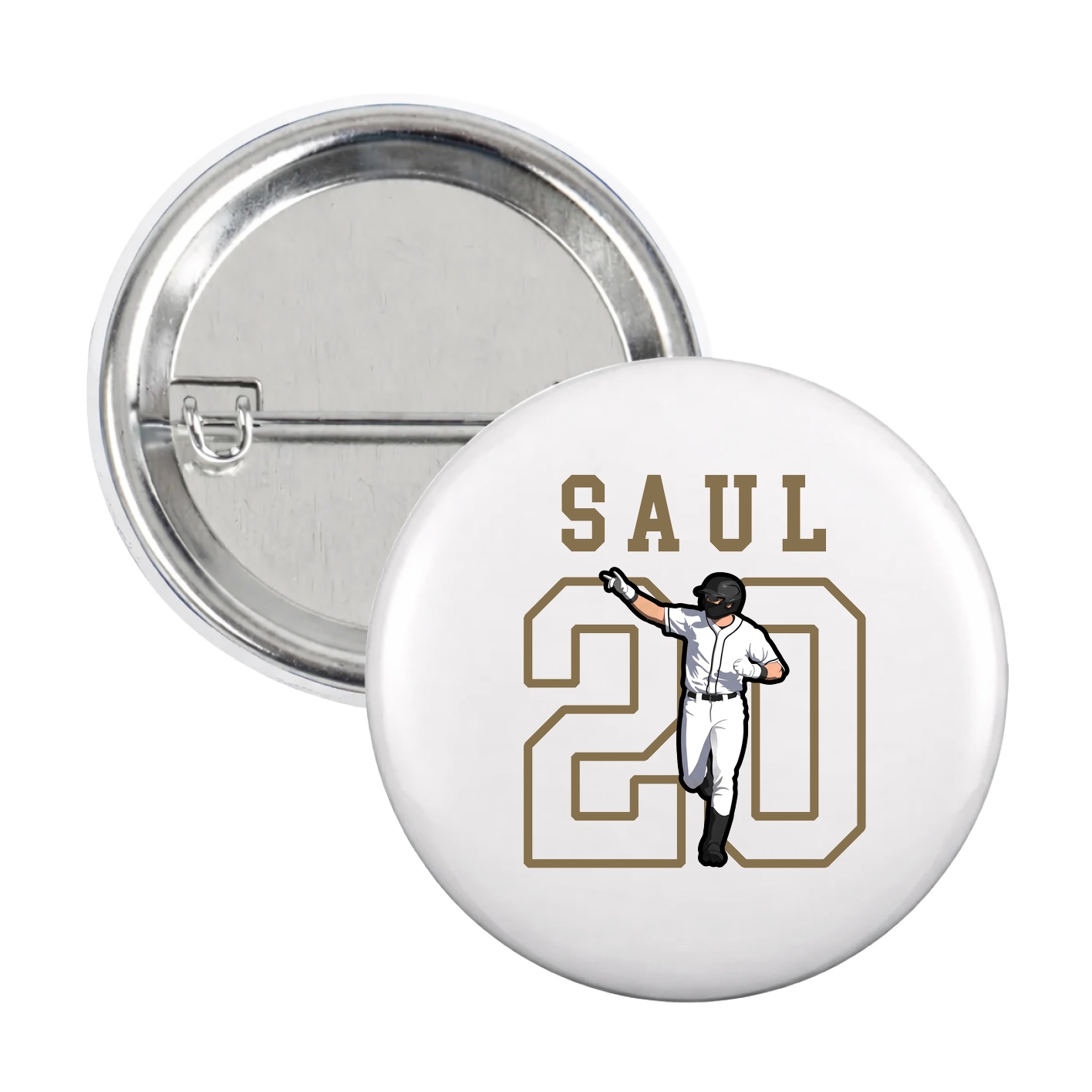 Game Day Button — Shirsey in White
