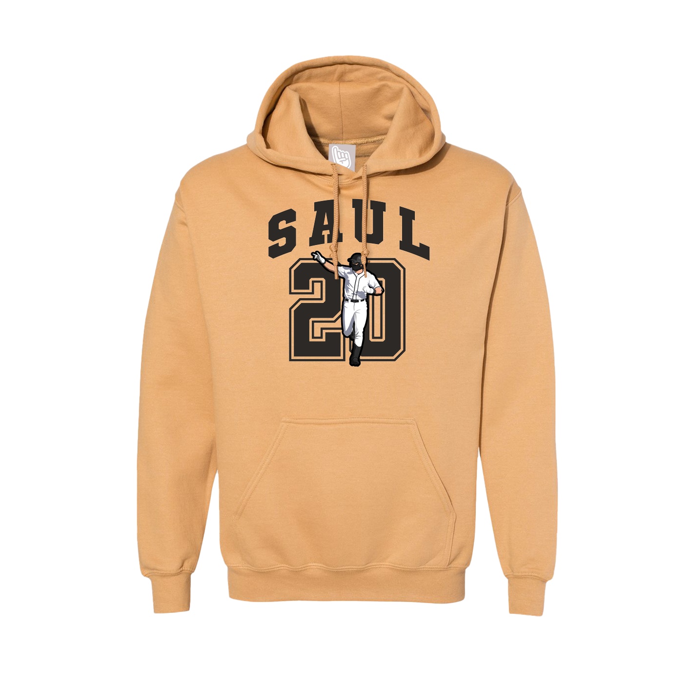 Hoodie — Number in Vegas Gold