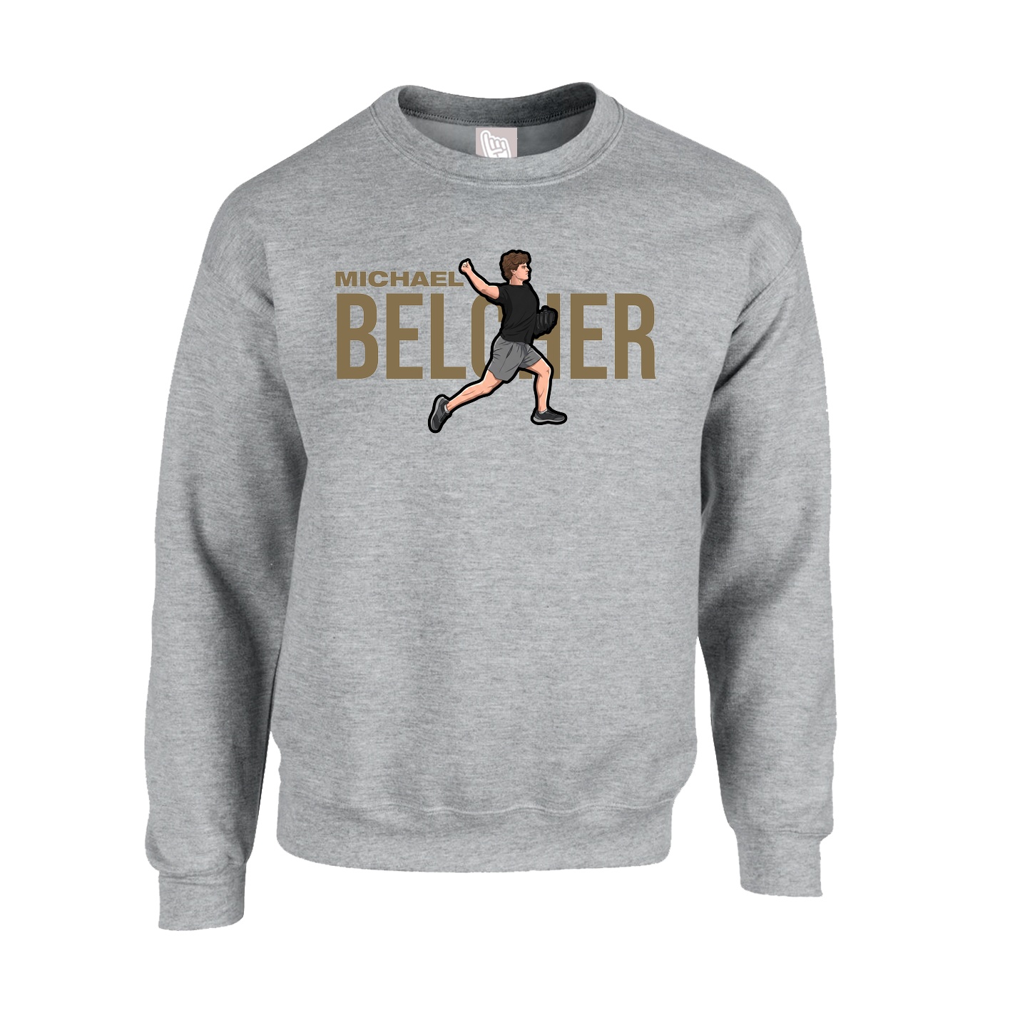 Fleece Crew — Player Name in Grey