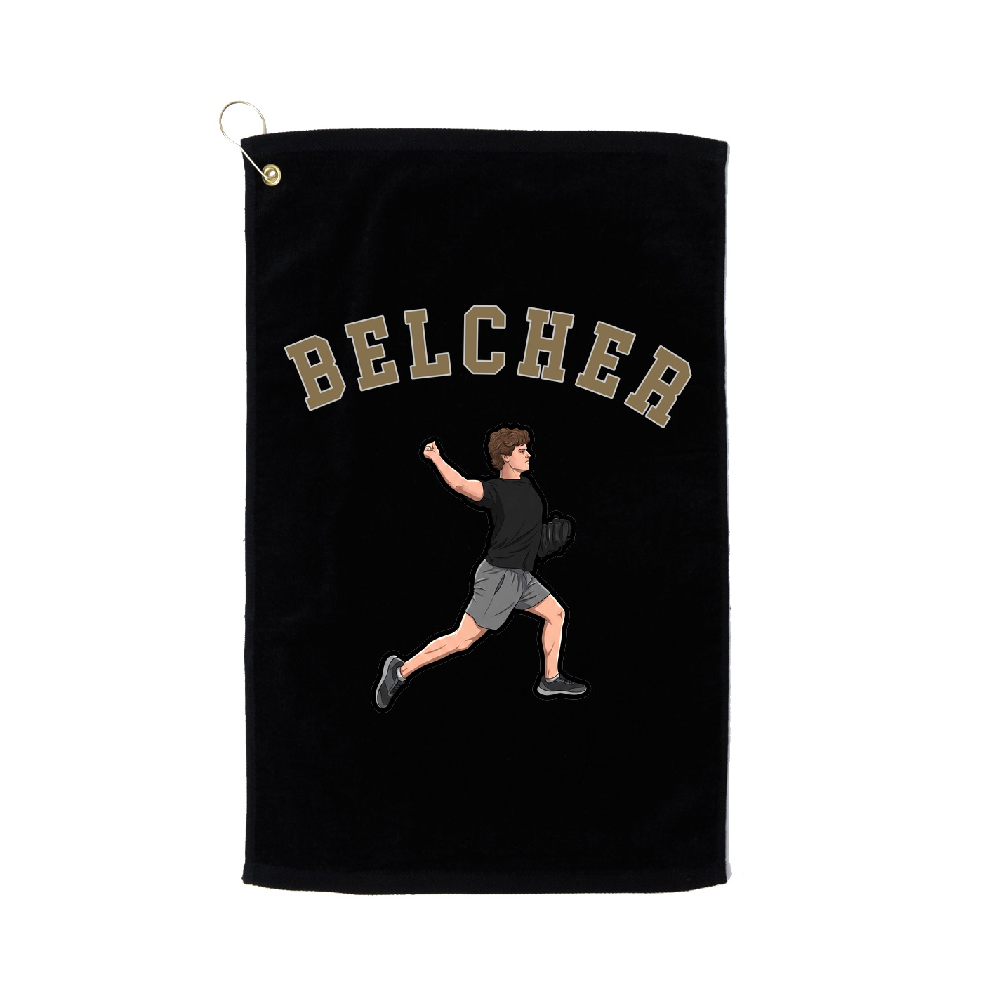 Golf Towel — Shirsey Arch in Black