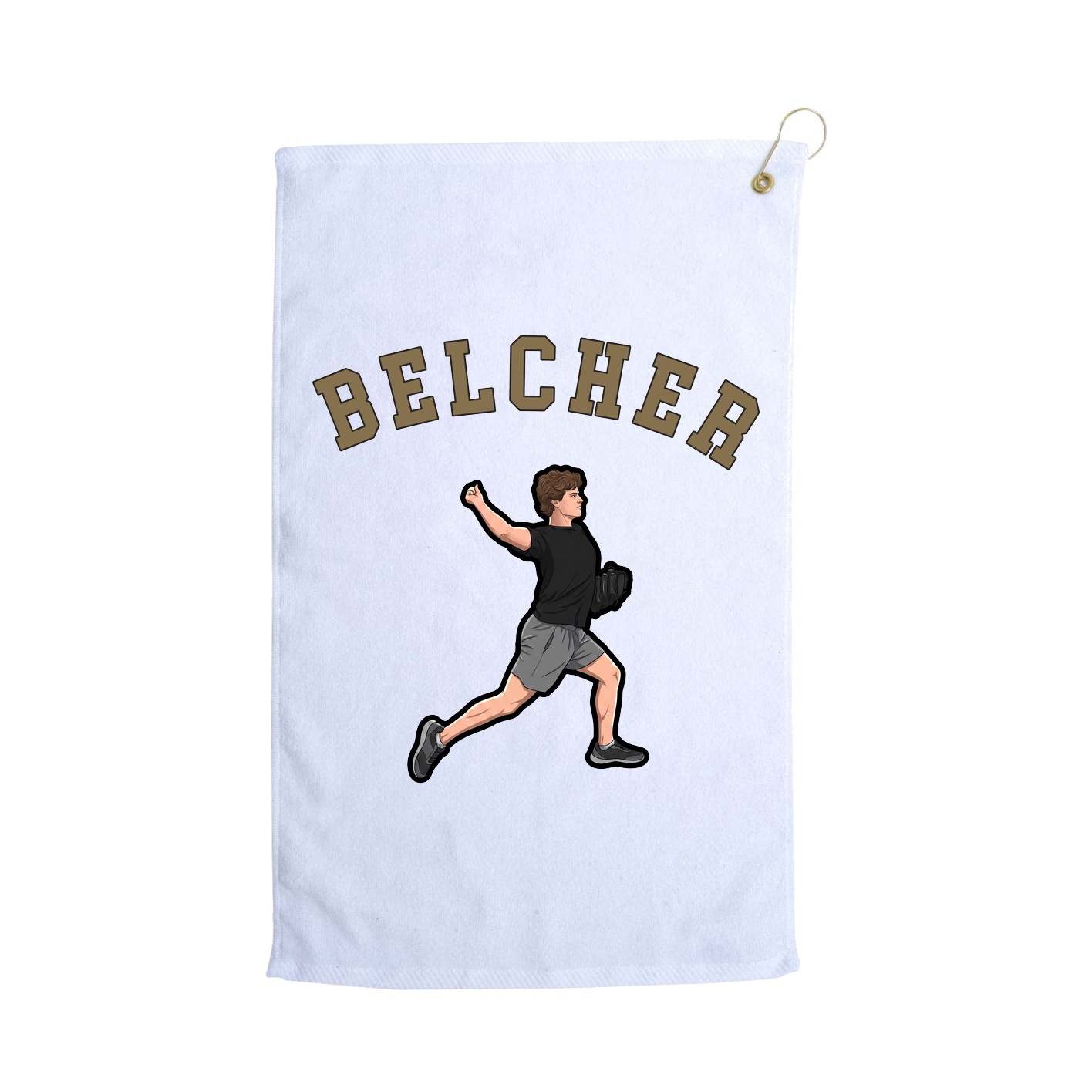 Golf Towel — Shirsey Arch in White