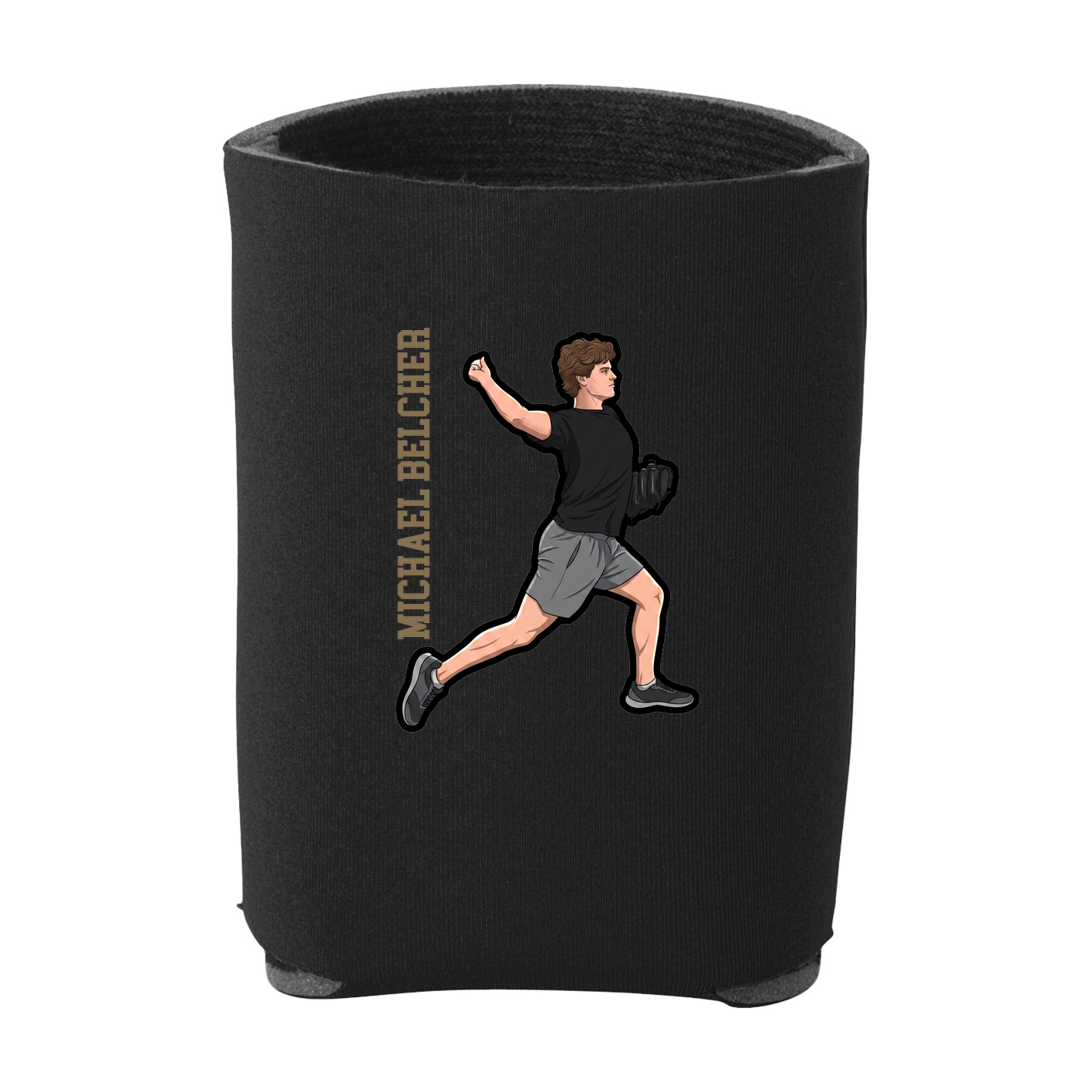 Can Holder — Name Vertical in Black
