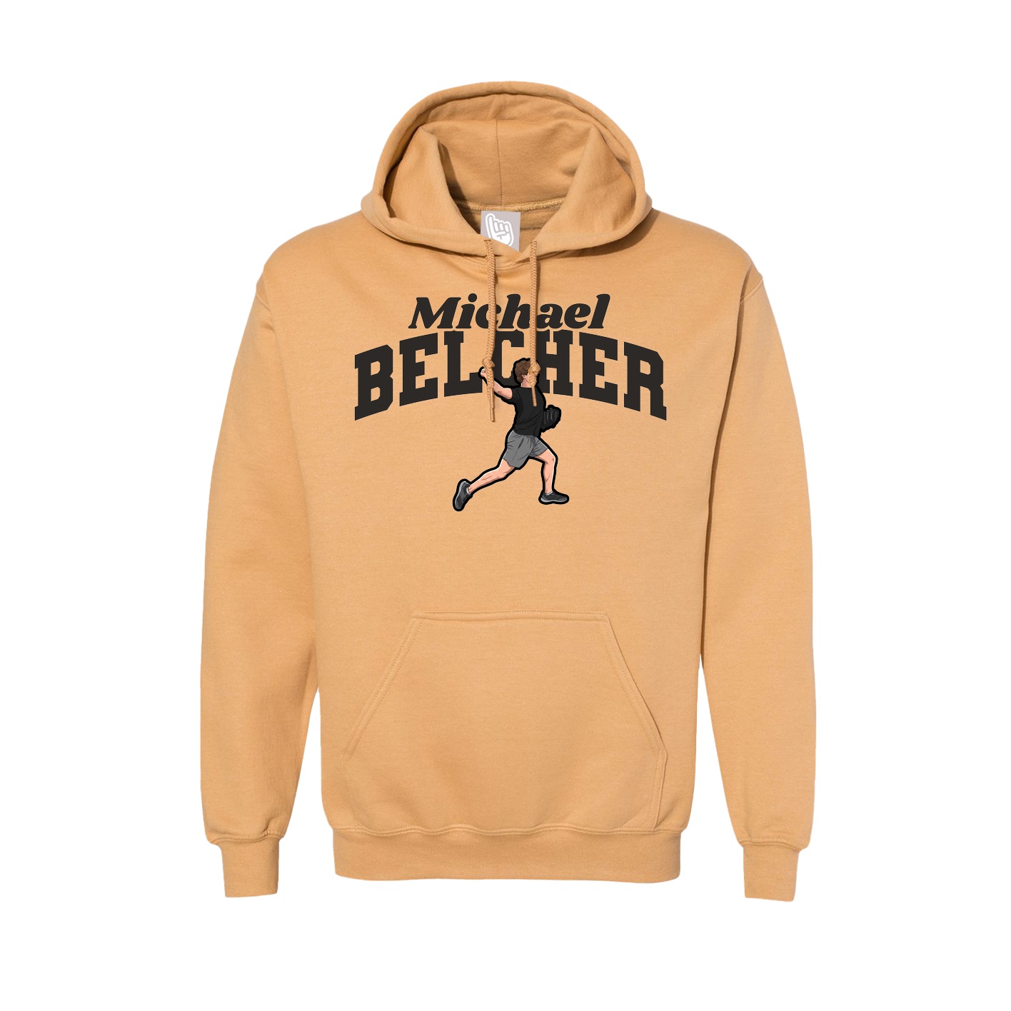 Hoodie — Signature Arch in Vegas Gold