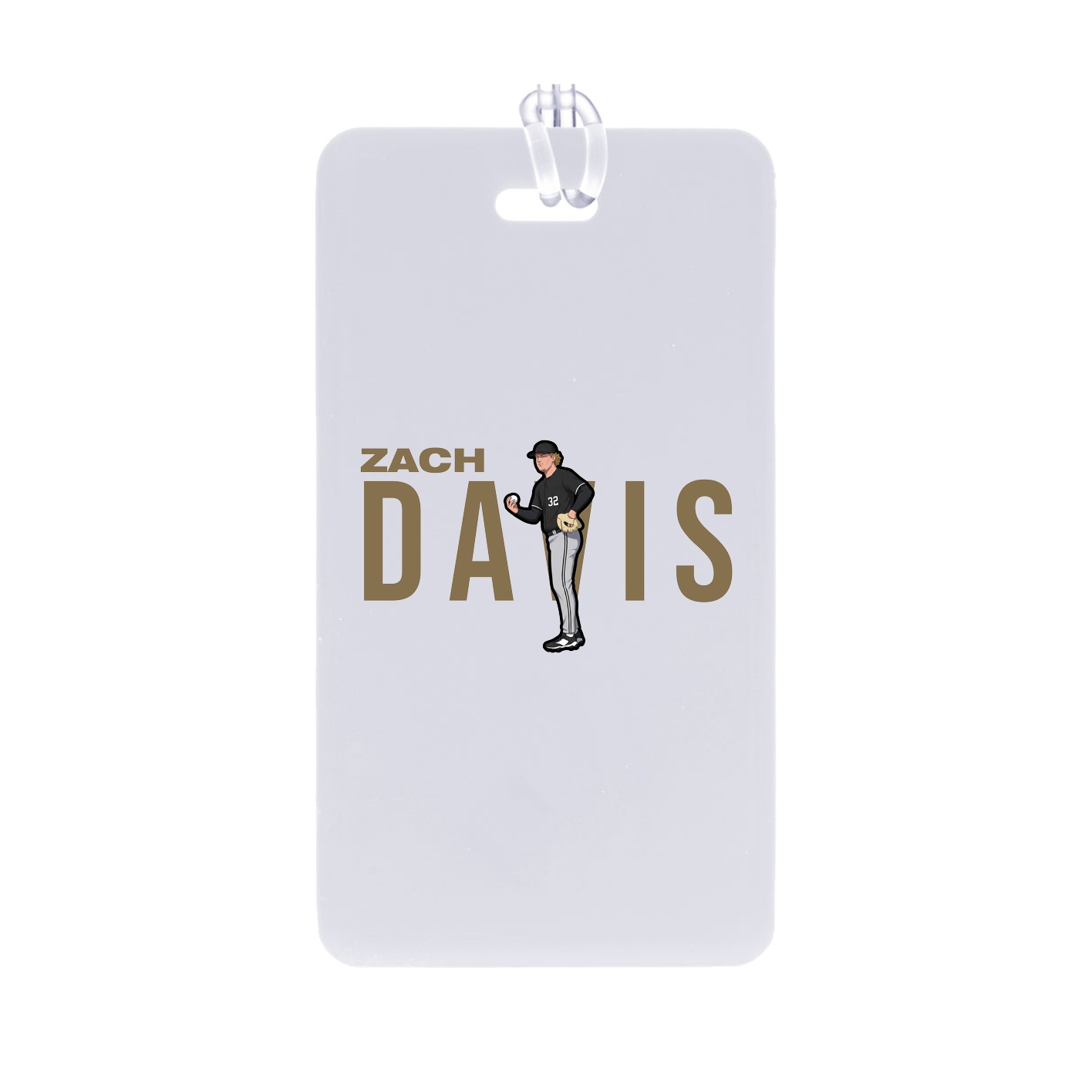 Bag Tag — Player Name in Classic