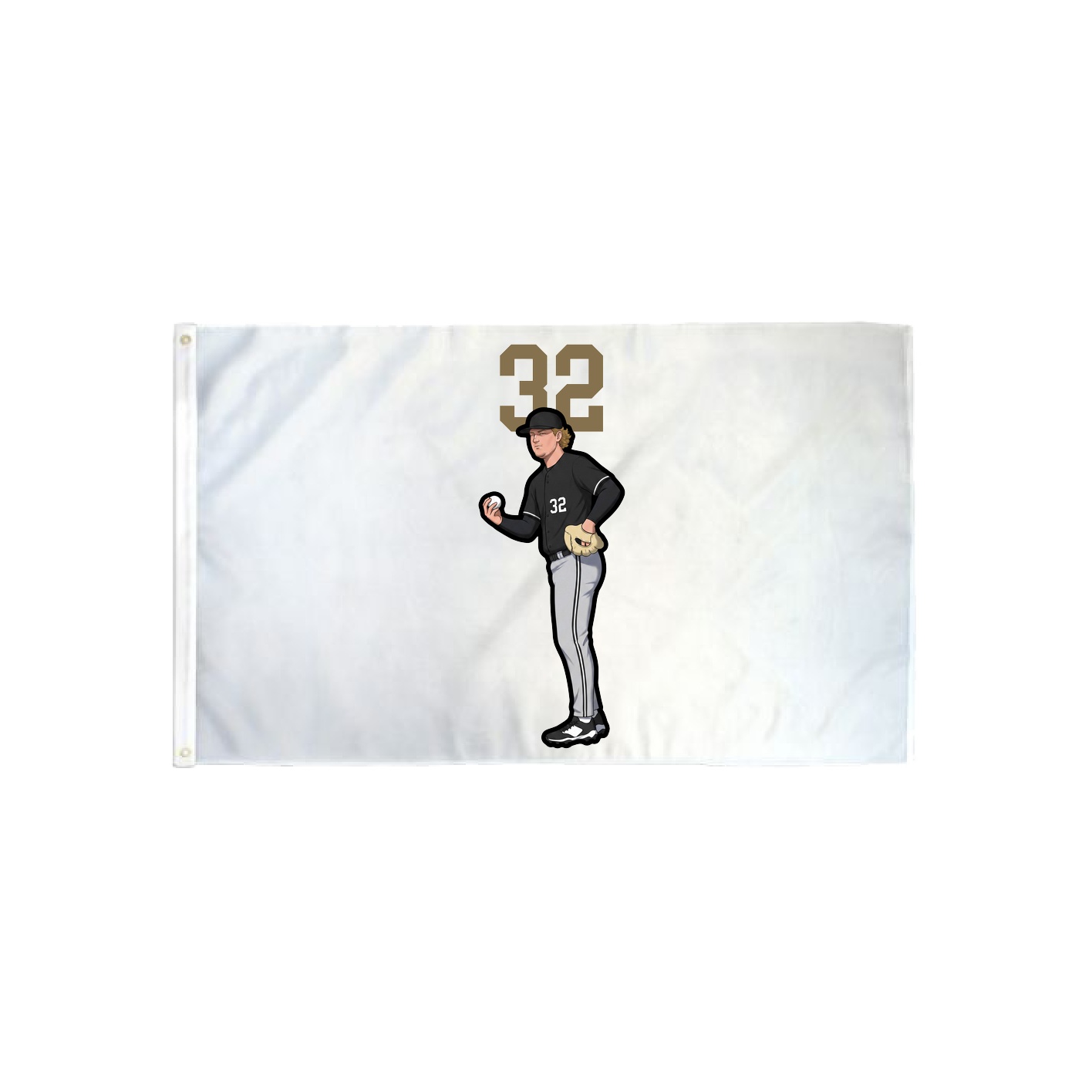 3x5 Flag — Number Top in Classic