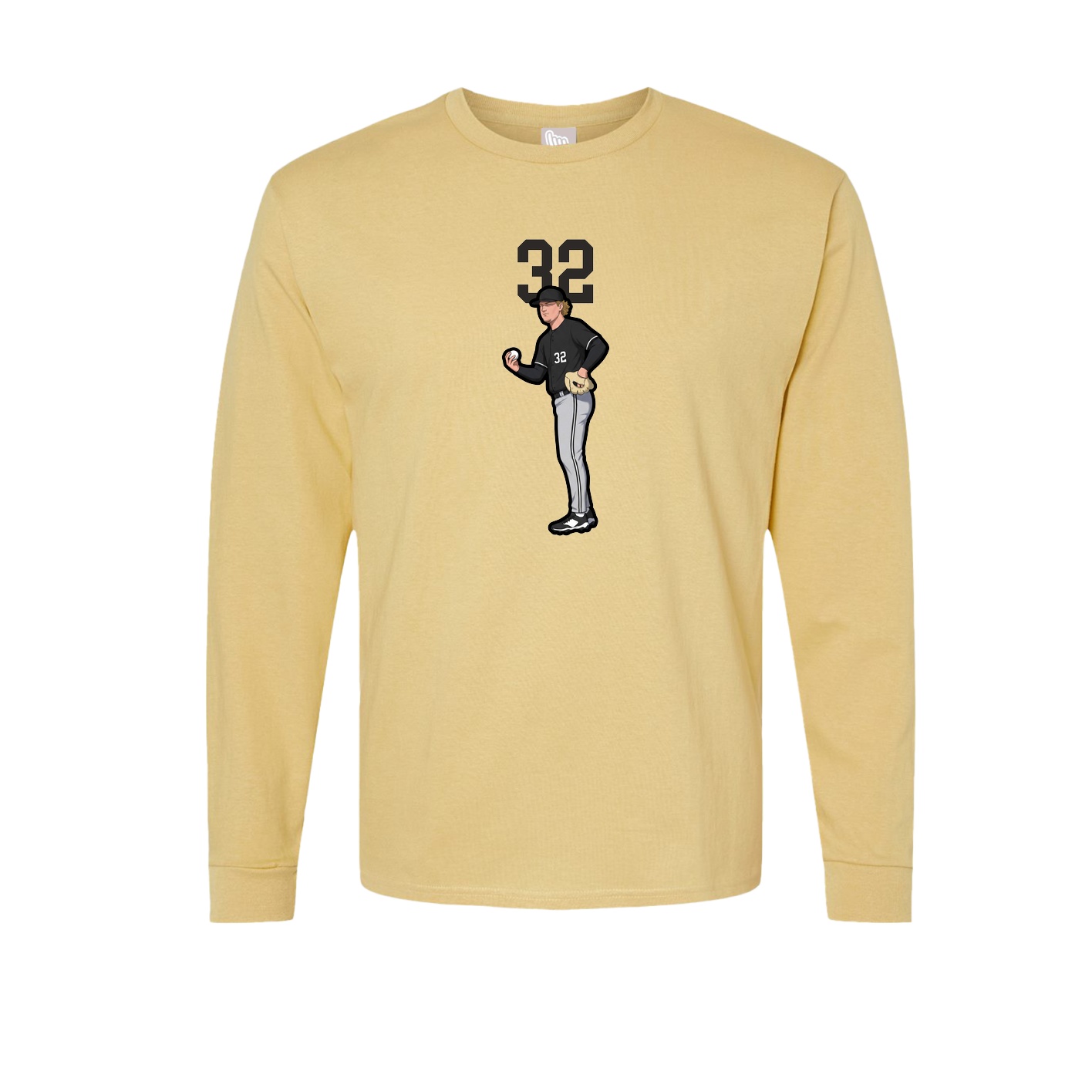 Long Sleeve Tee — Number Top in Vegas Gold