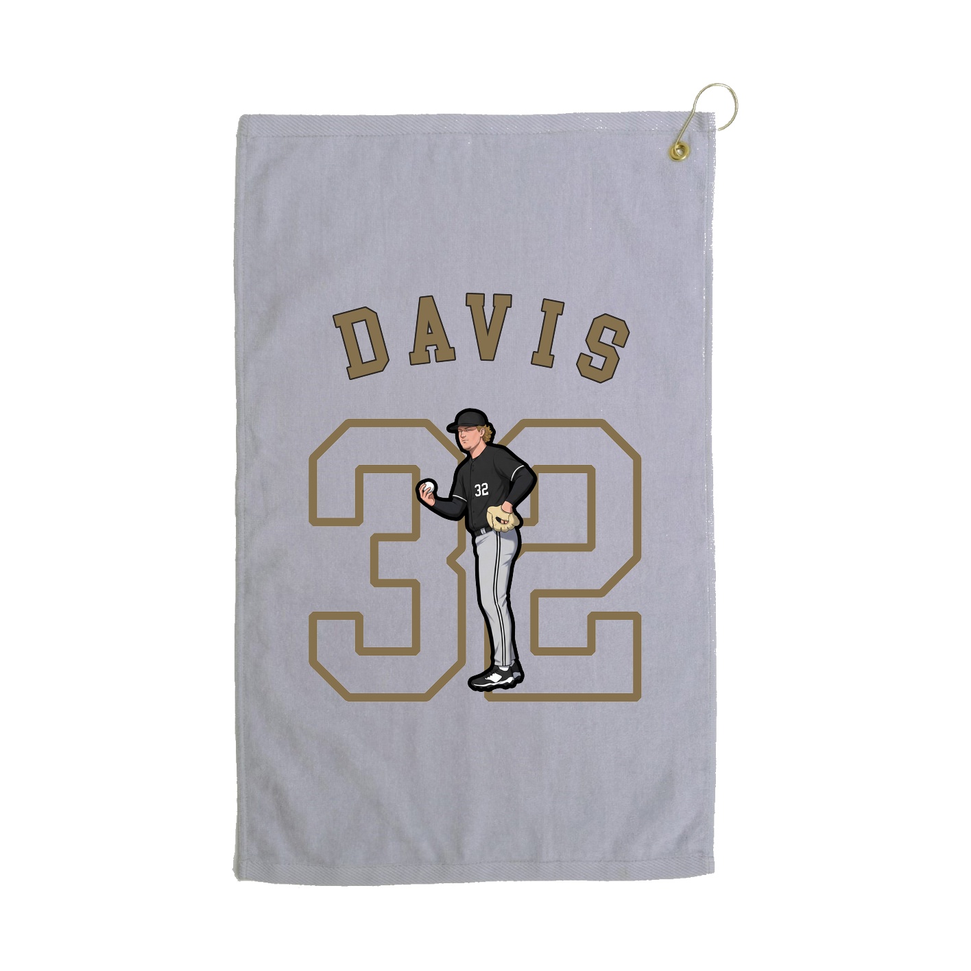 Golf Towel — Shirsey Arch in Grey