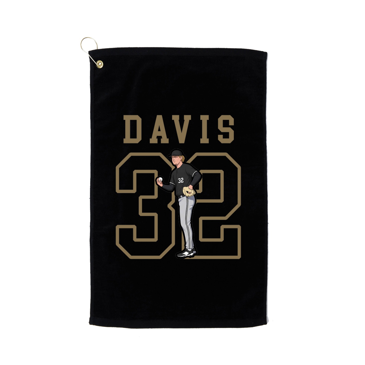 Golf Towel — Shirsey in Black