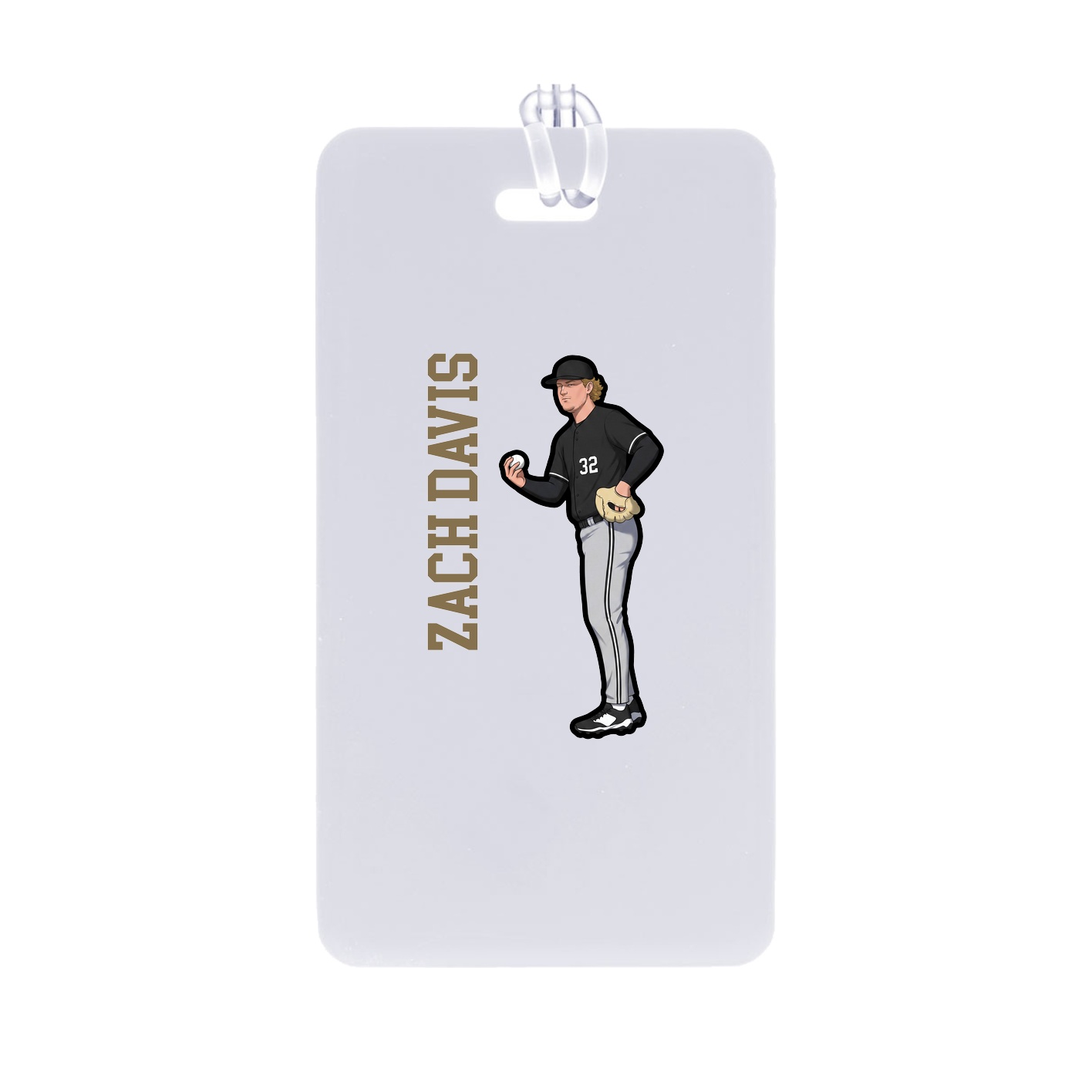 Bag Tag — Name Vertical in Classic