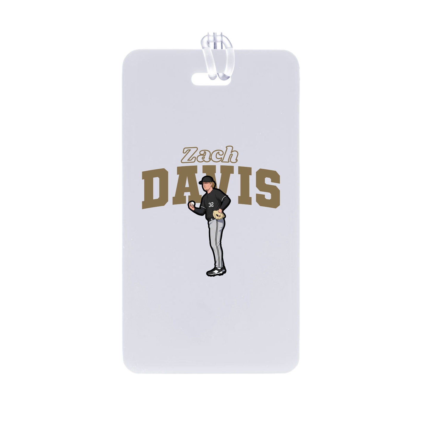 Bag Tag — Name Arch in Classic