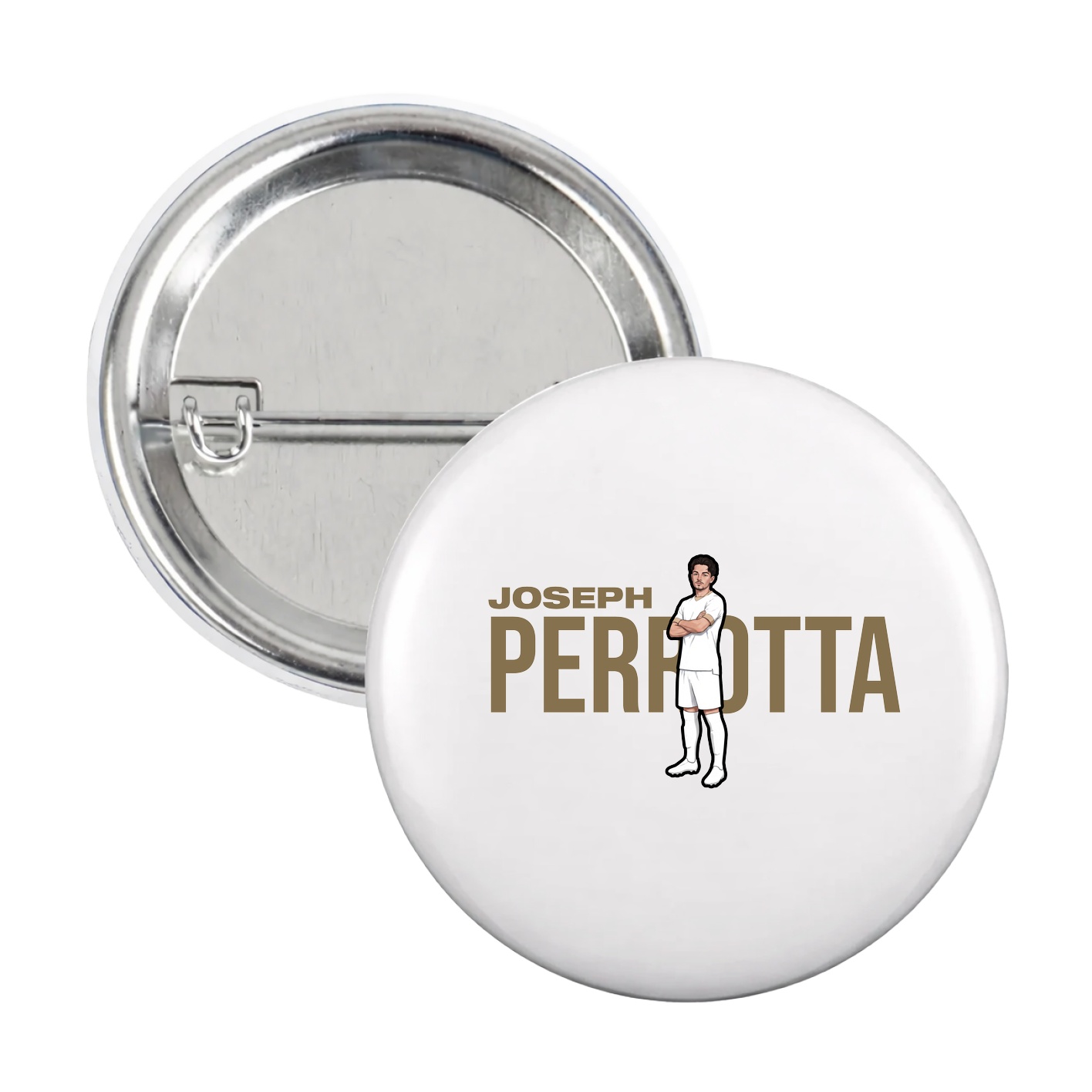 Game Day Button — Player Name in White