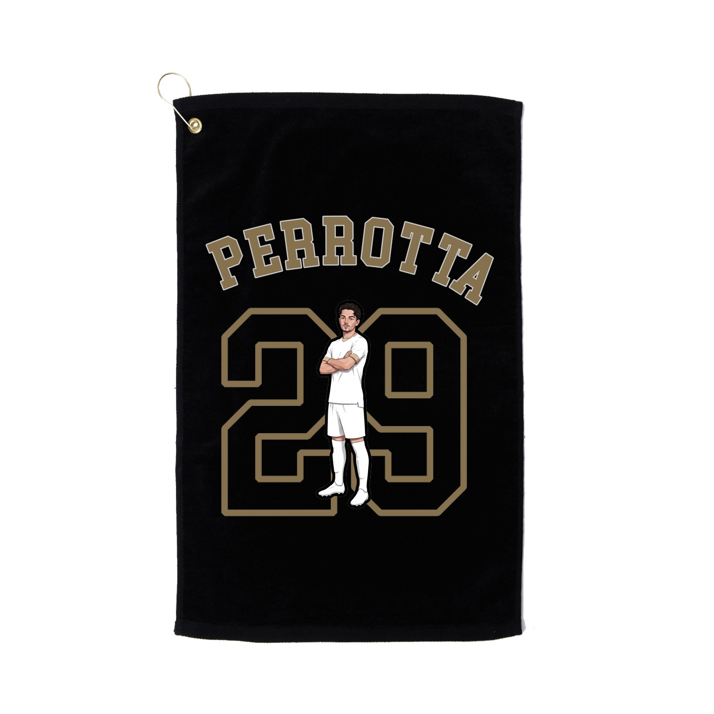 Golf Towel — Shirsey Arch in Black