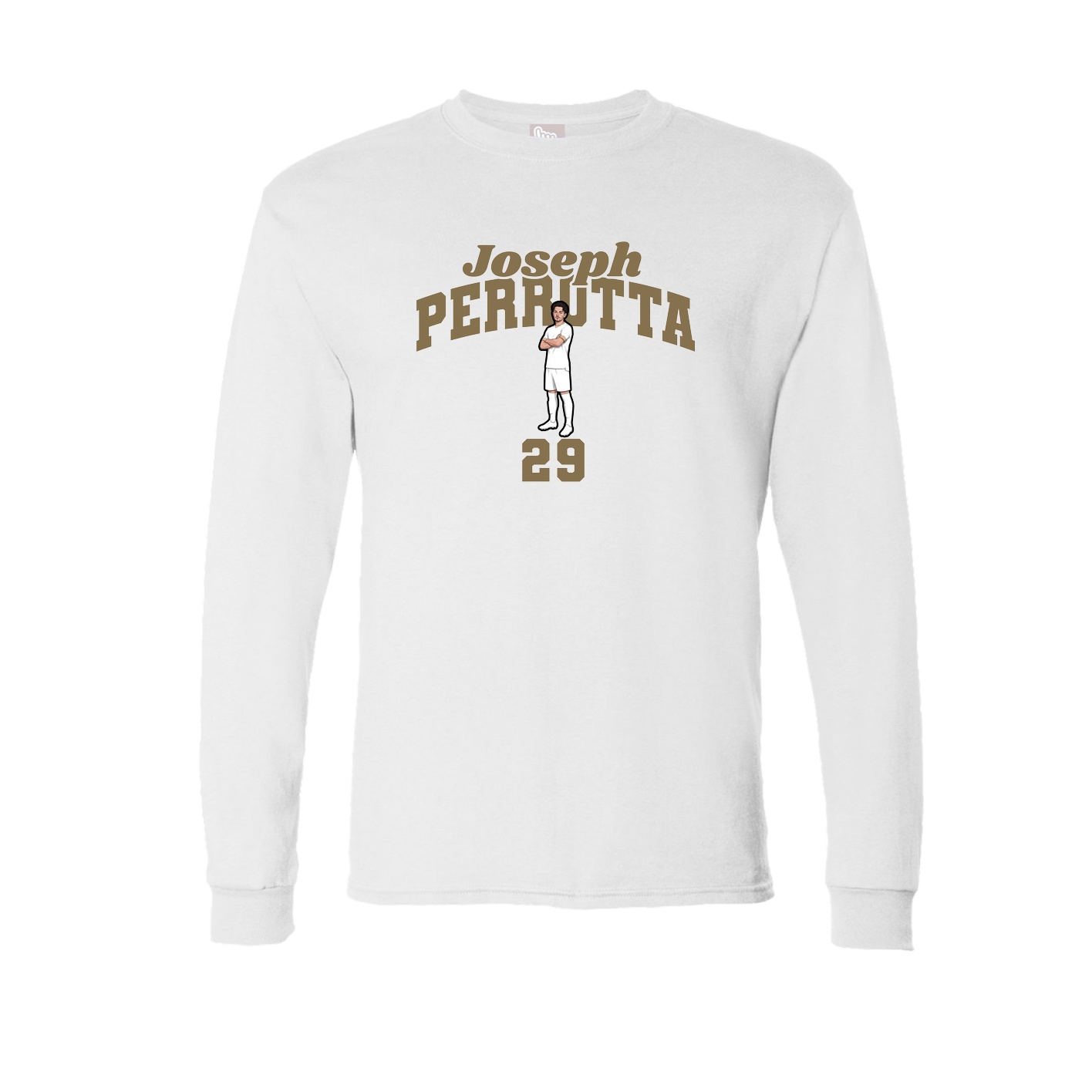 Long Sleeve Tee — Signature Arch in White