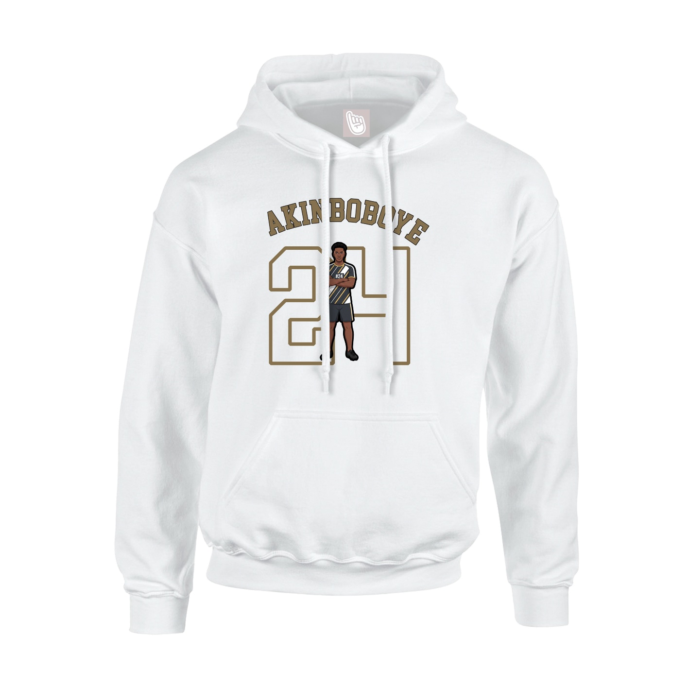 Youth Hoodie — Shirsey Arch in White