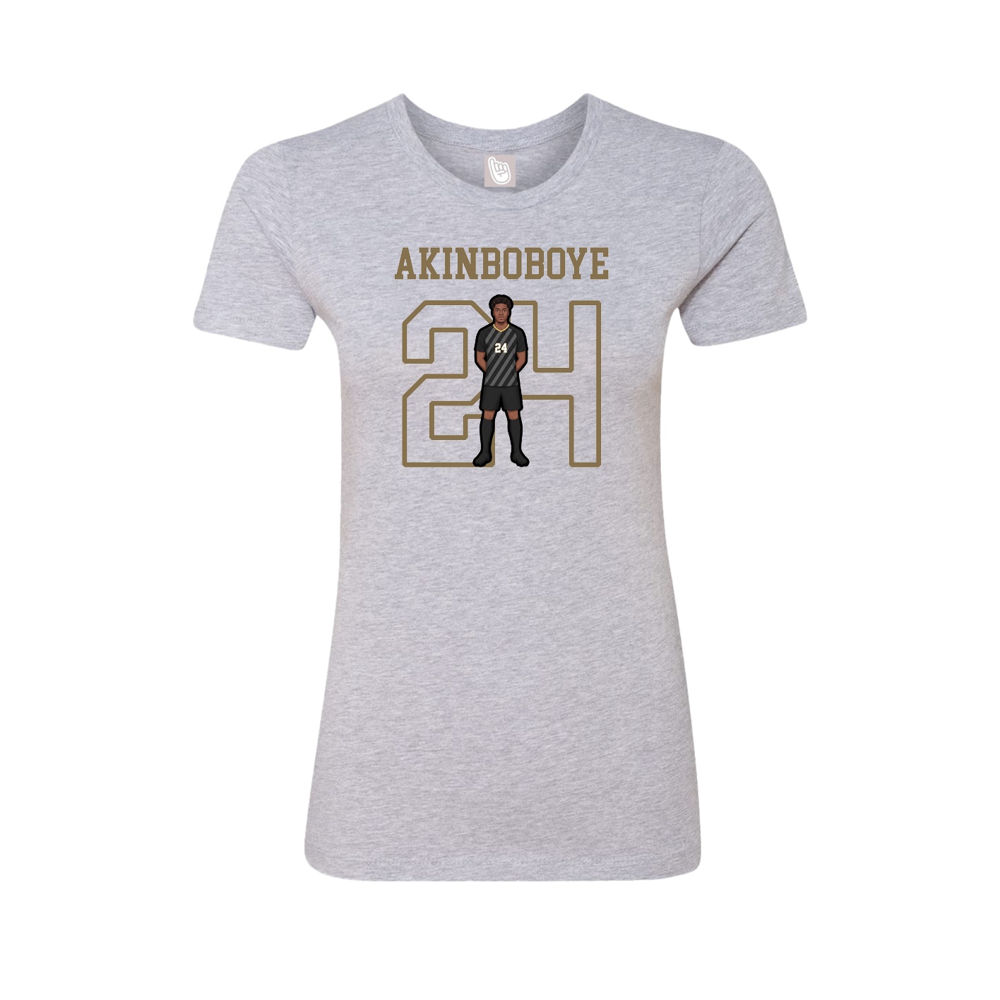 Fitted Women's Tee — Shirsey in Grey