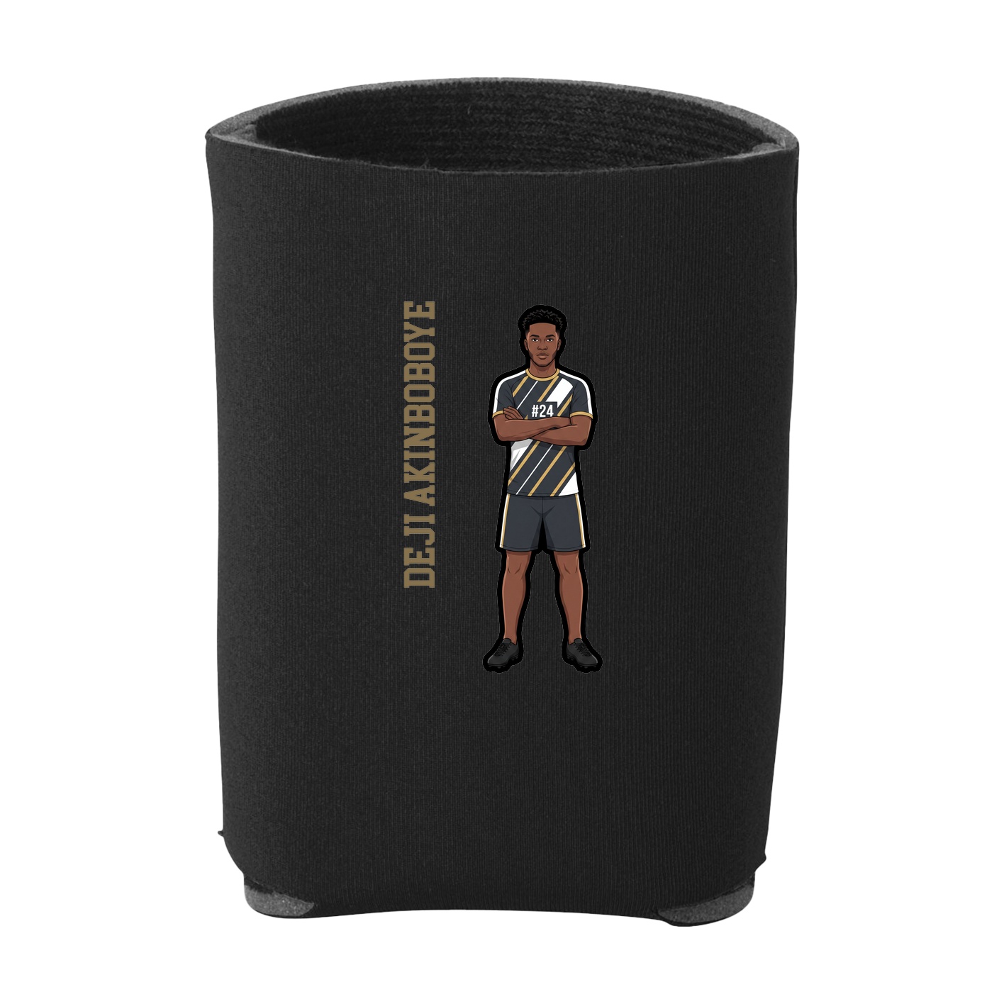 Can Holder — Name Vertical in Black