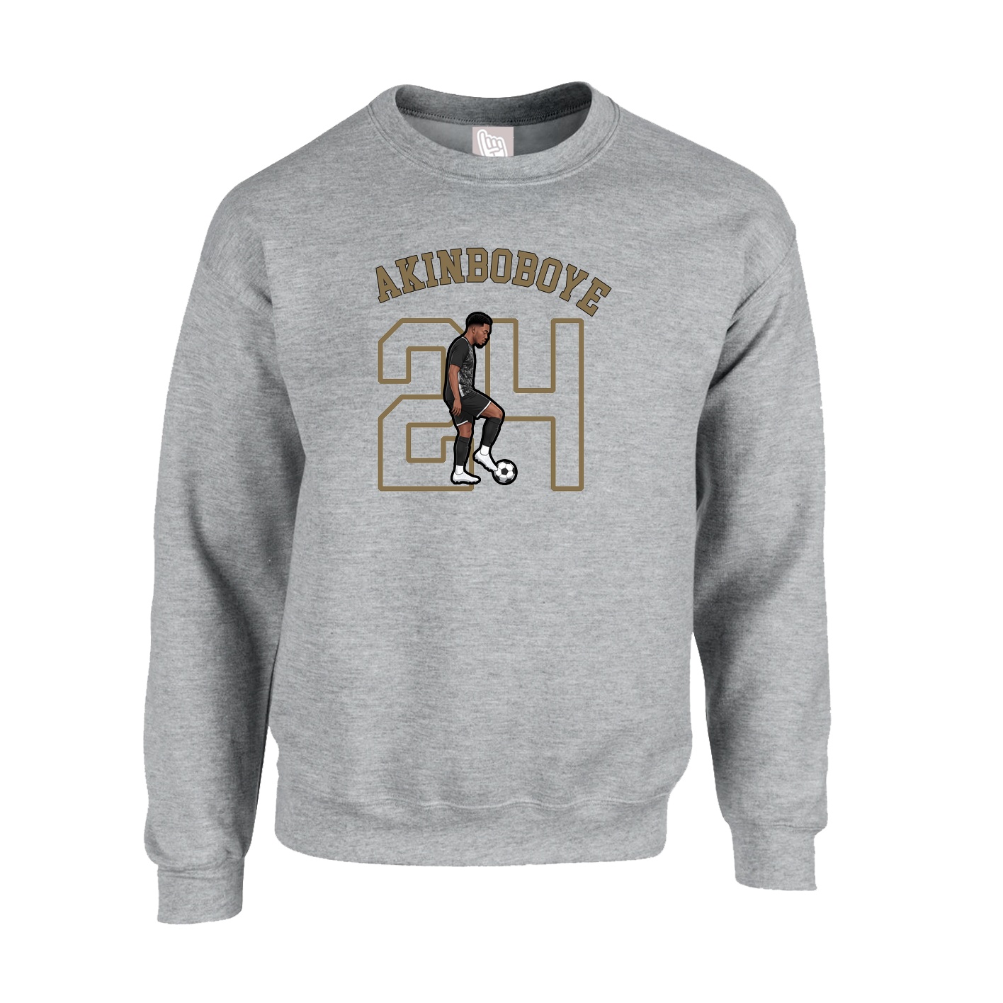 Fleece Crew — Shirsey Arch in Grey