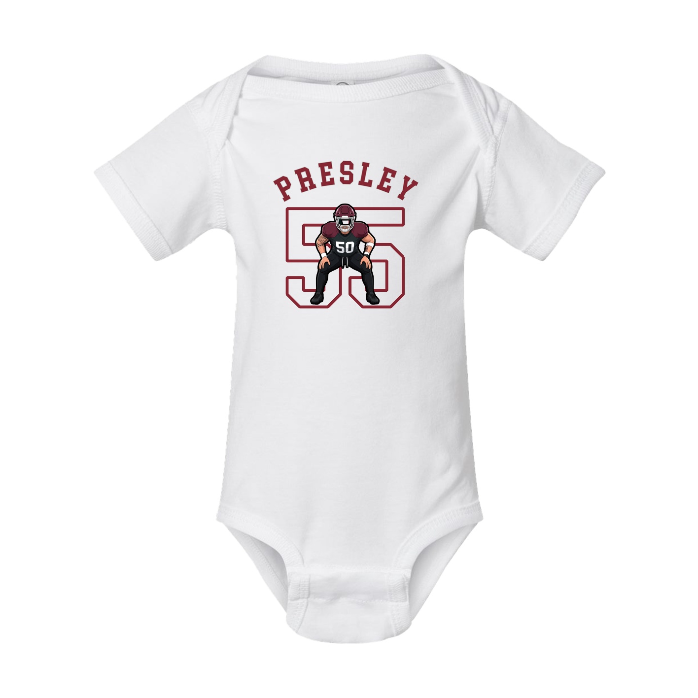 Baby Onesie — Shirsey Arch in White