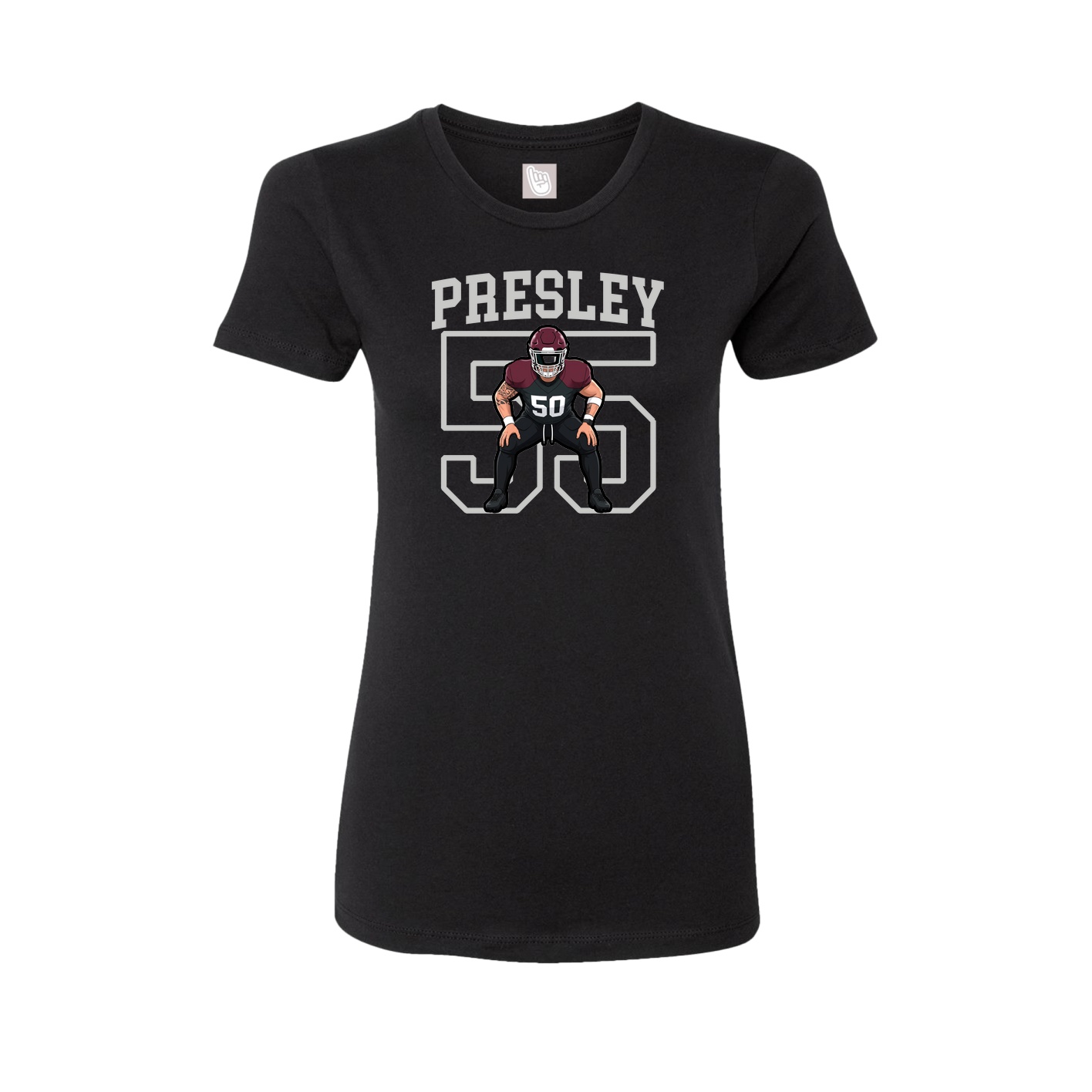 Fitted Women's Tee — Shirsey in Black