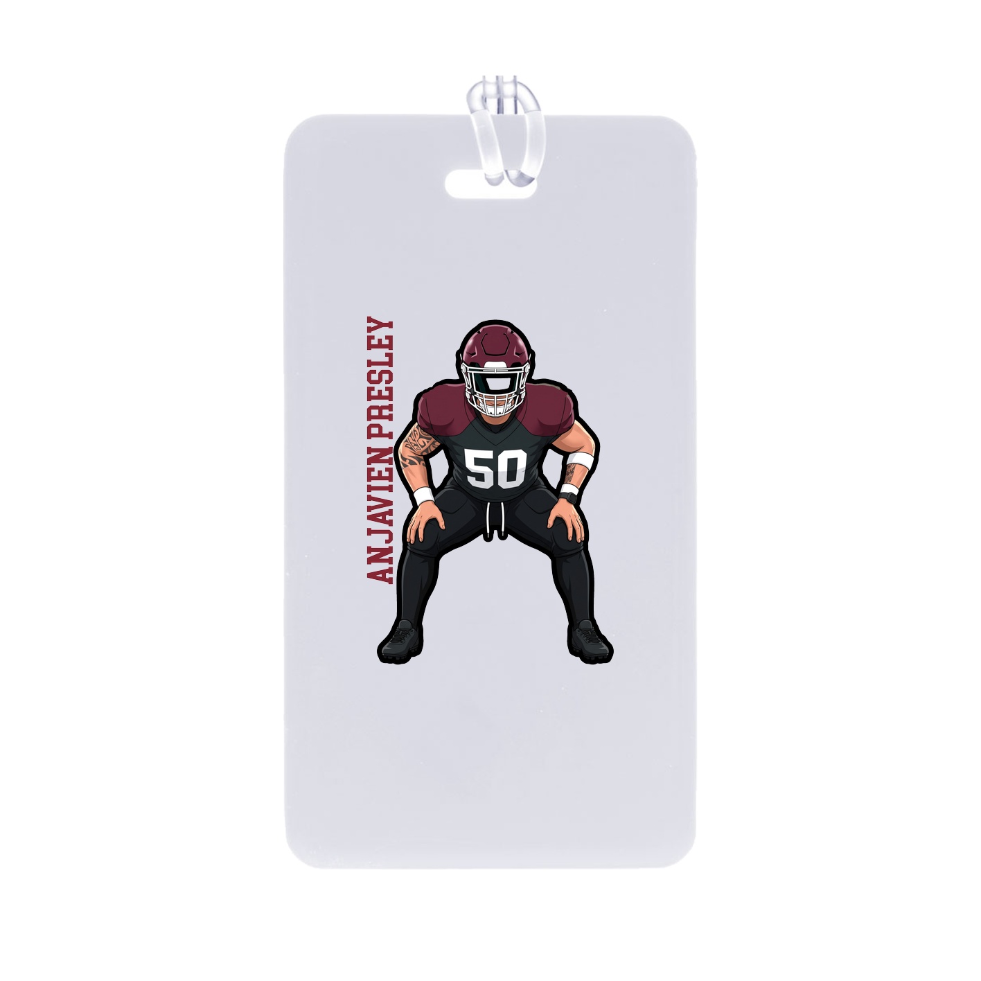 Bag Tag — Name Vertical in Classic