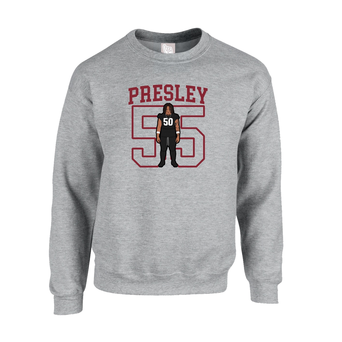 Fleece Crew — Shirsey in Grey
