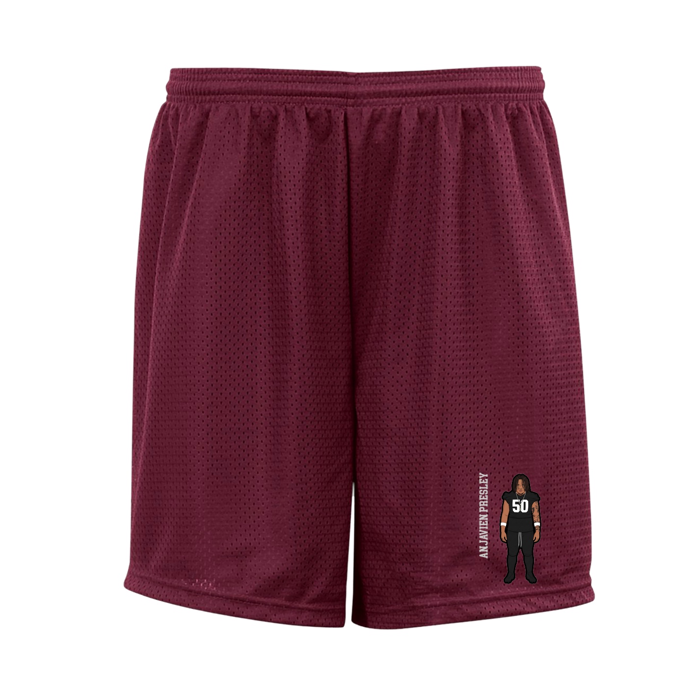 Shorts — Name Vertical in Cardinal