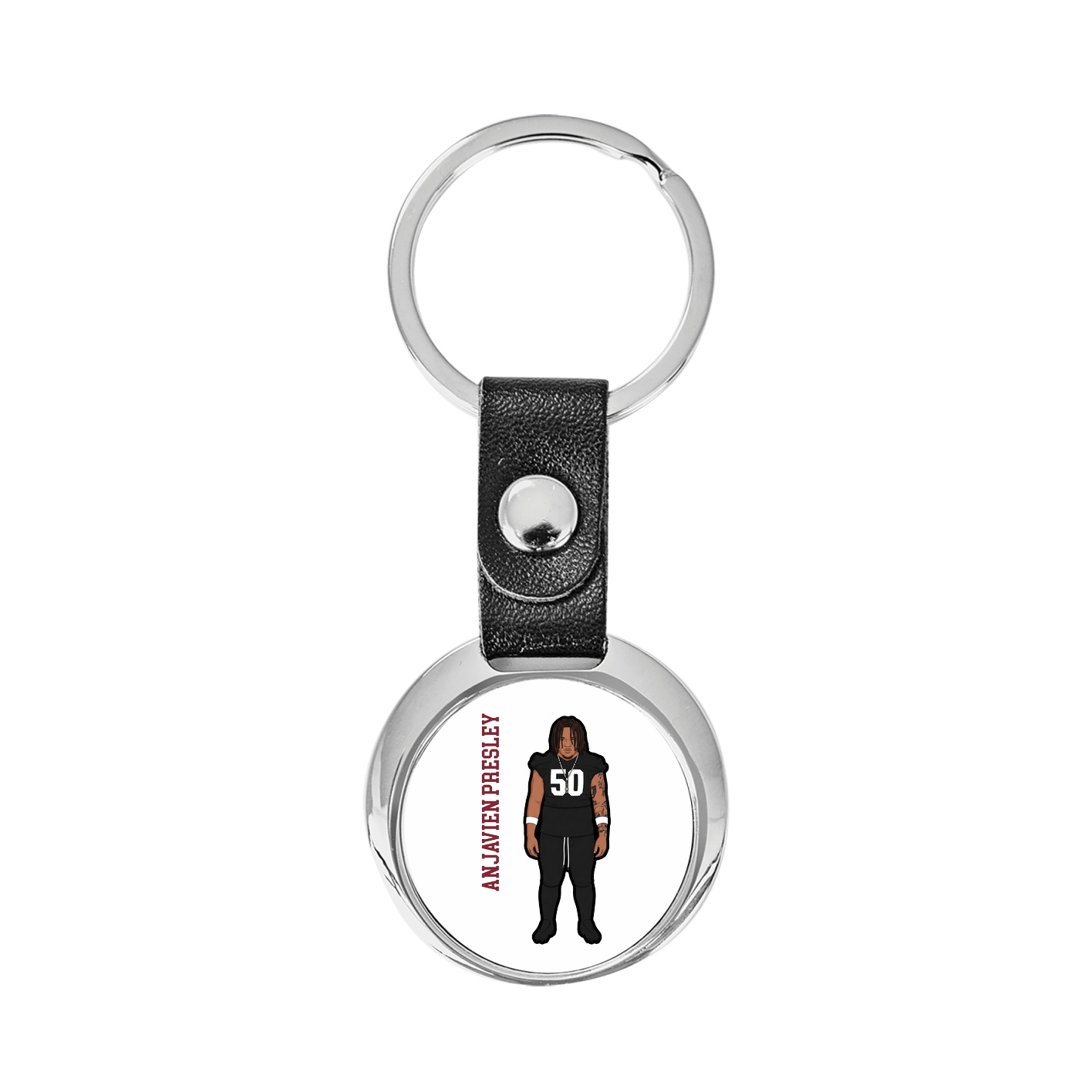 Key Chain — Name Vertical in Classic