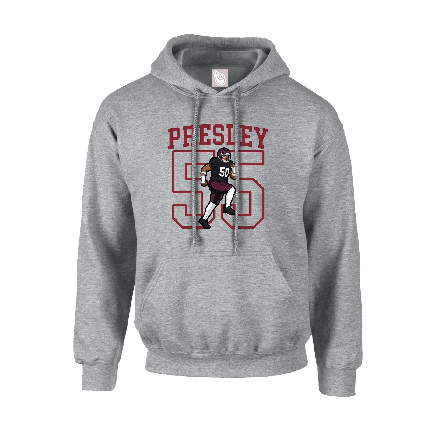 Hoodie — Shirsey in Grey