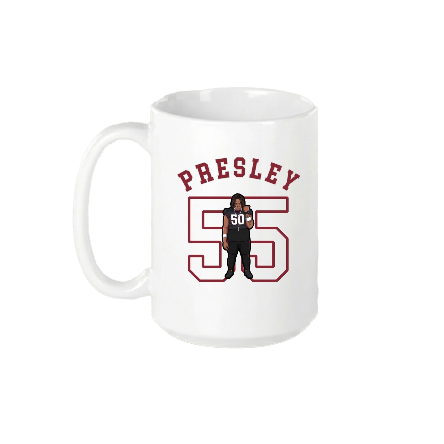 15oz Coffee Mug — Shirsey Arch in White