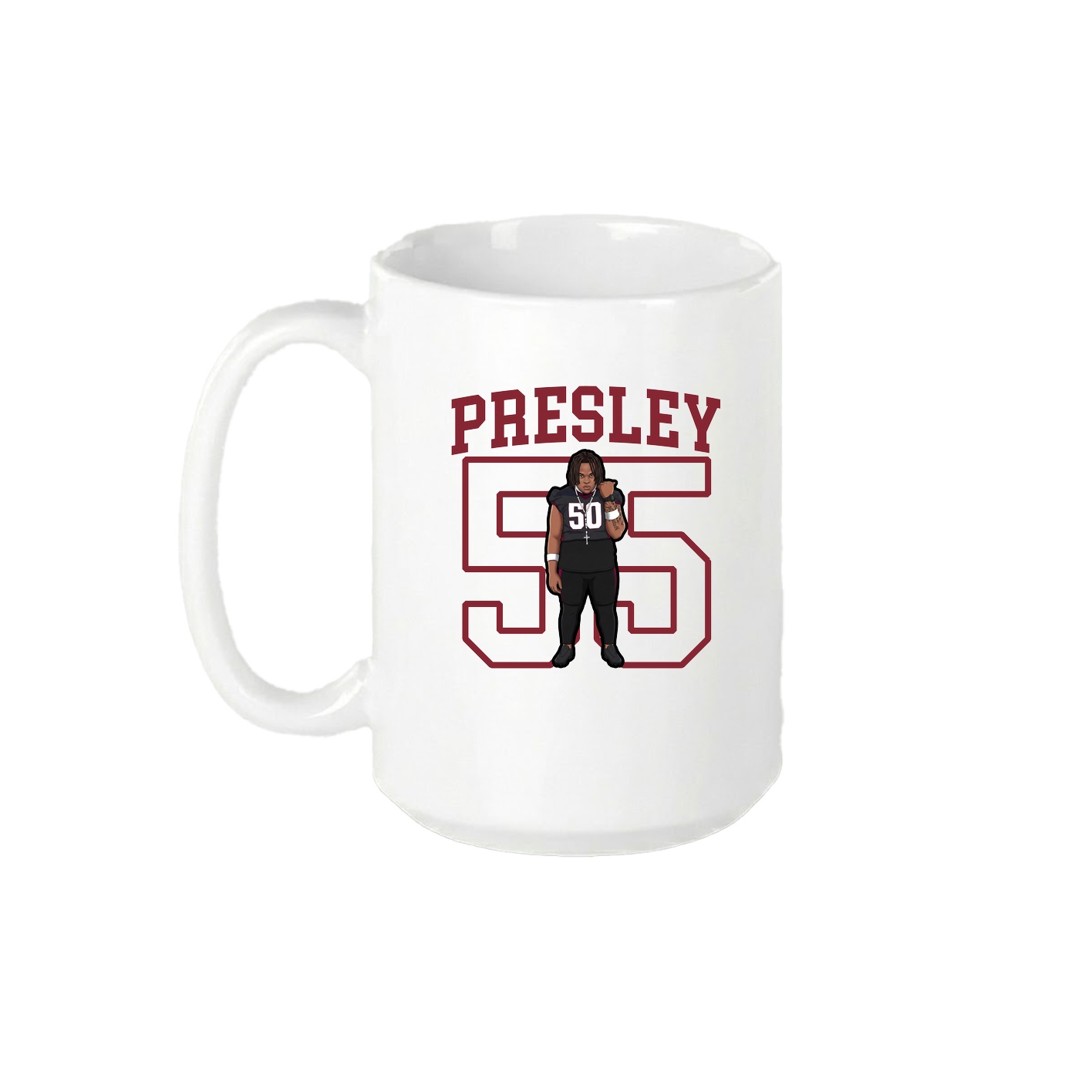 15oz Coffee Mug — Shirsey in White