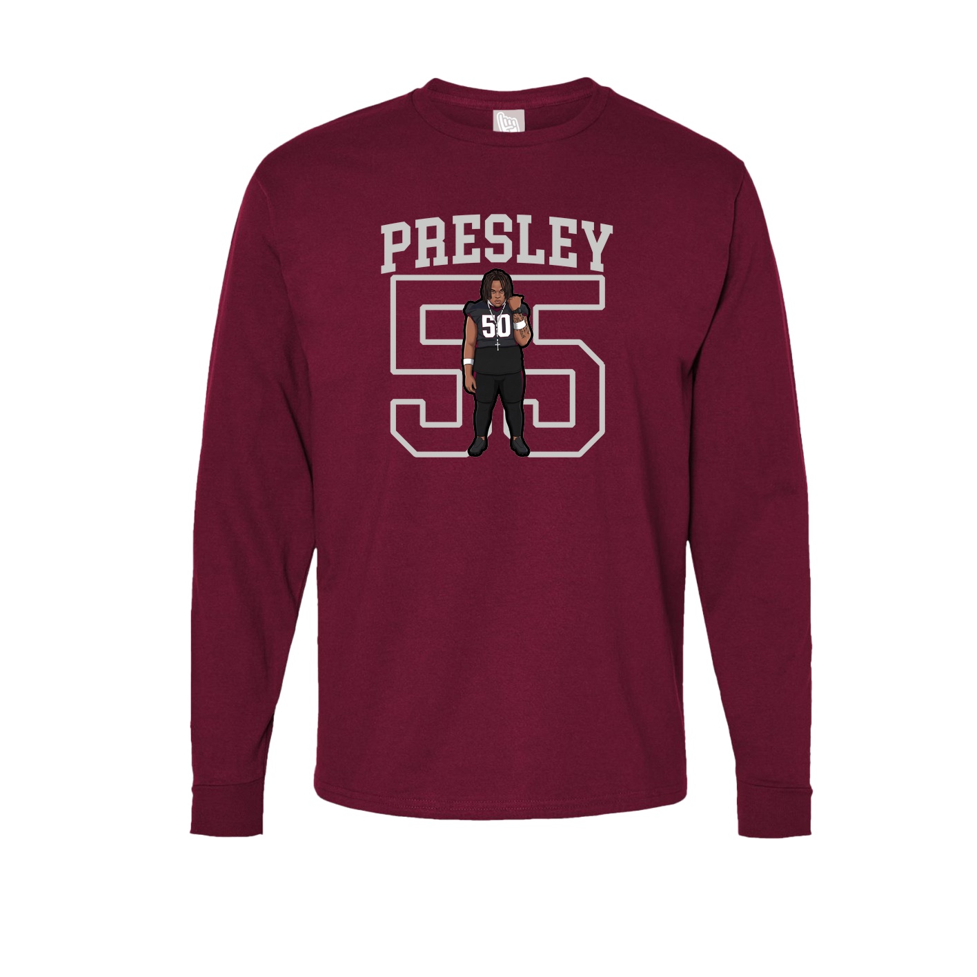 Long Sleeve Tee — Shirsey in Cardinal